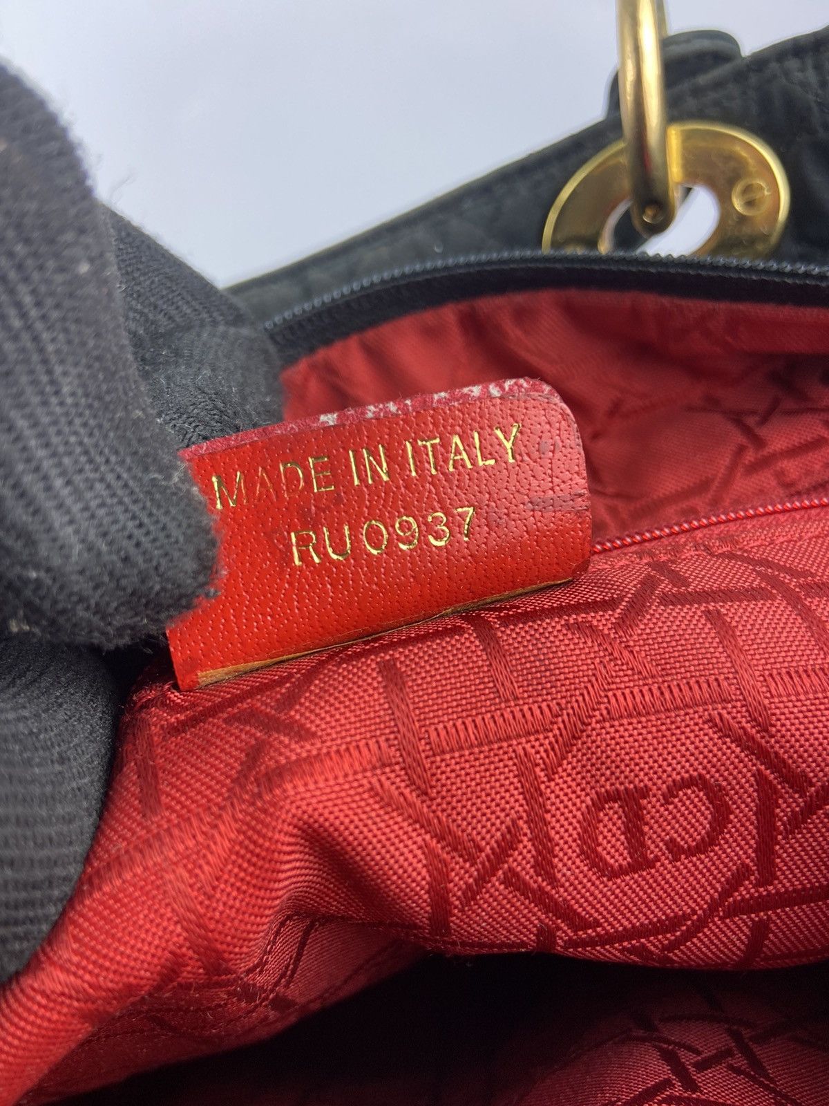 Dior Authentic Vintage Chrostian Lady Dior cannage Nylon Size ONE SIZE - 17 Thumbnail
