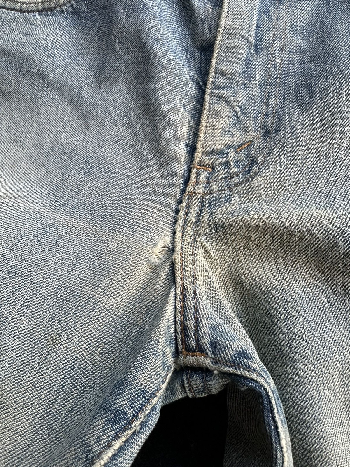 Levi's Vintage LVC 502 XX Crop Dirty Denim D477 Size US 32 / EU 48 - 10 Thumbnail