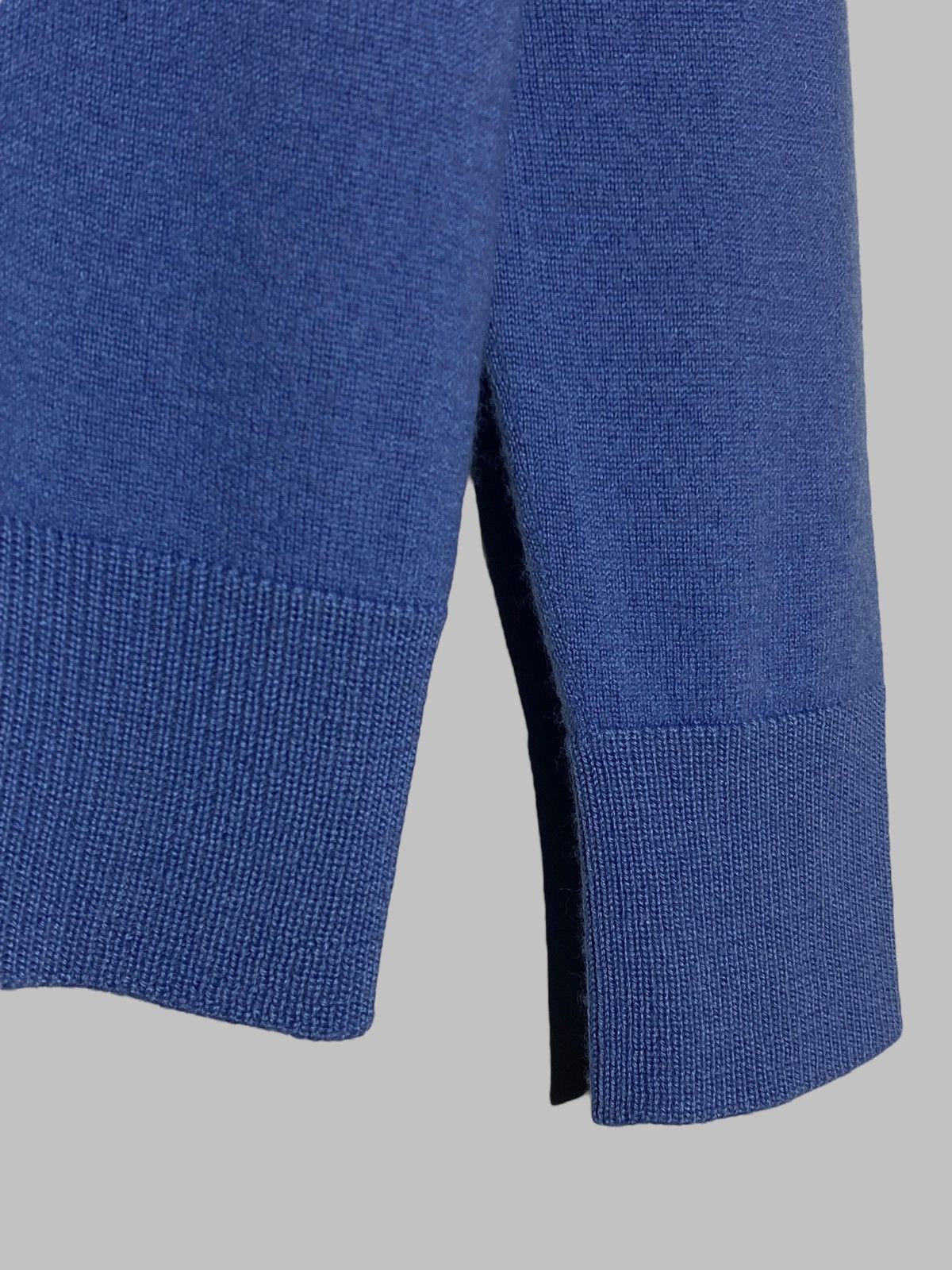 Gran Sasso Gran Sasso Steve Jobs Aesthetic Blue Wool Turtleneck Sweater Size US XS / EU 42 / 0 - 6 Thumbnail