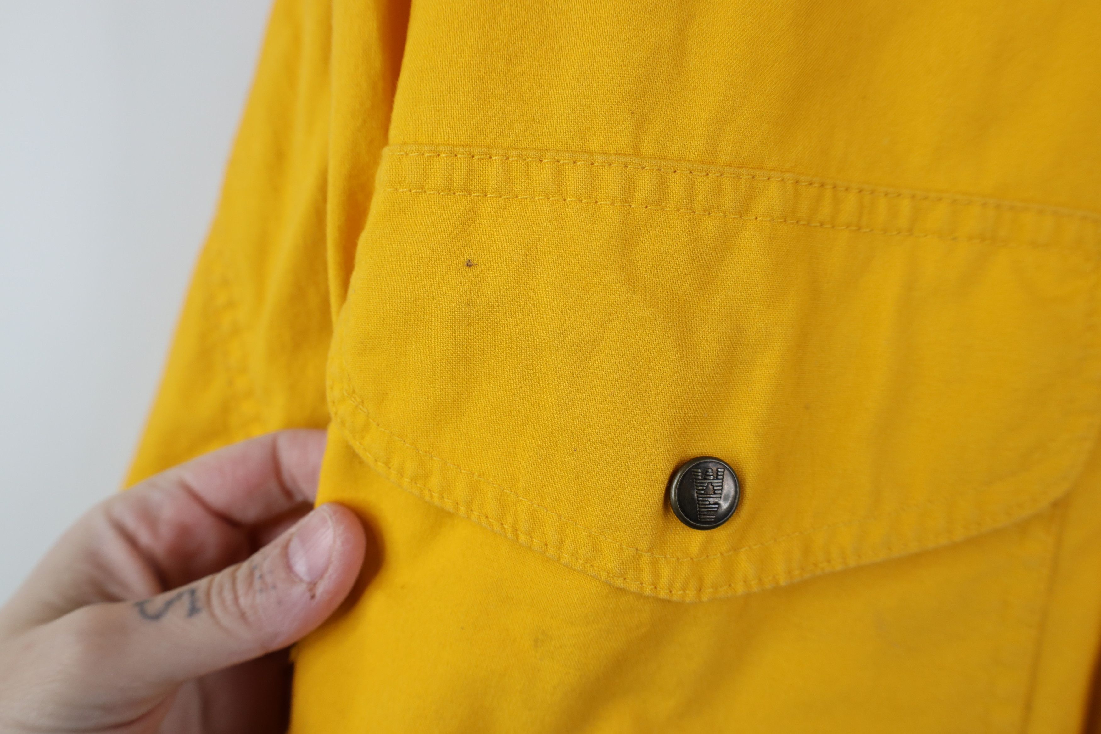 Vintage Vintage 90s Streetwear Dye Stonewash Bomber Jacket Yellow Size US XL / EU 56 / 4 - 5 Thumbnail