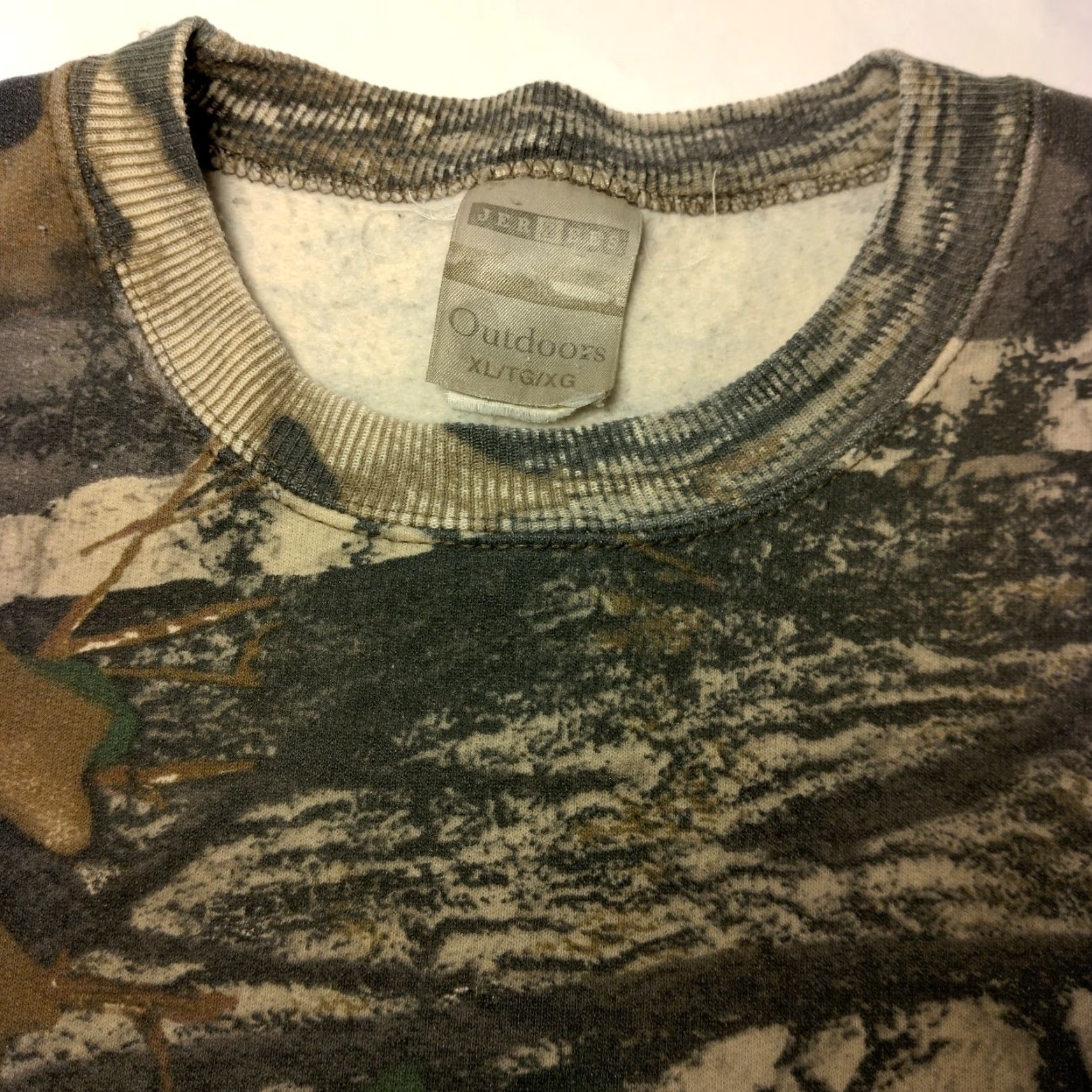 Jerzees VINTAGE Jerzees Men’s Camouflage Sweatshirt XL Tree Camo Hunting Outdoors 1990s Crew Neck Size US XL / EU 56 / 4 - 6 Thumbnail