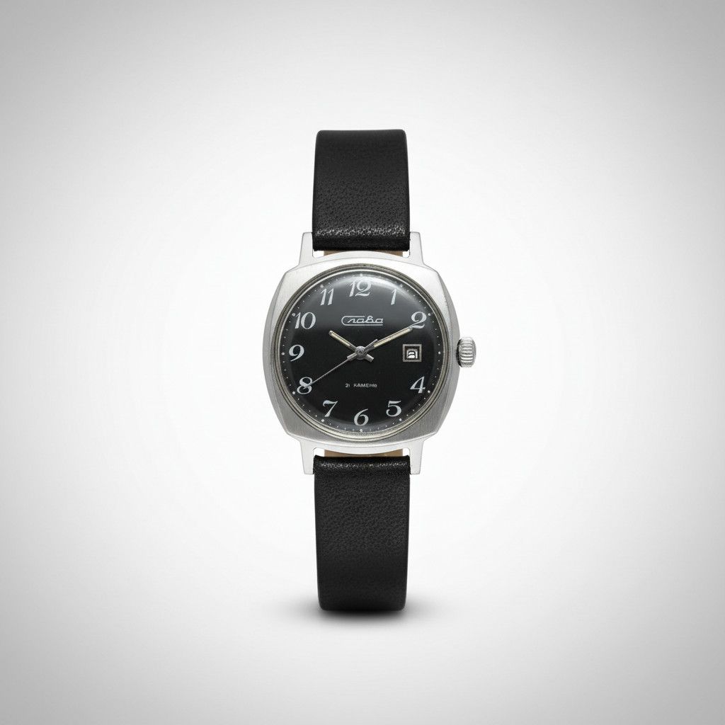 Vintage Vintages Soviet Era Men's Mechanical Slava Wristwatch Size ONE SIZE - 4 Thumbnail
