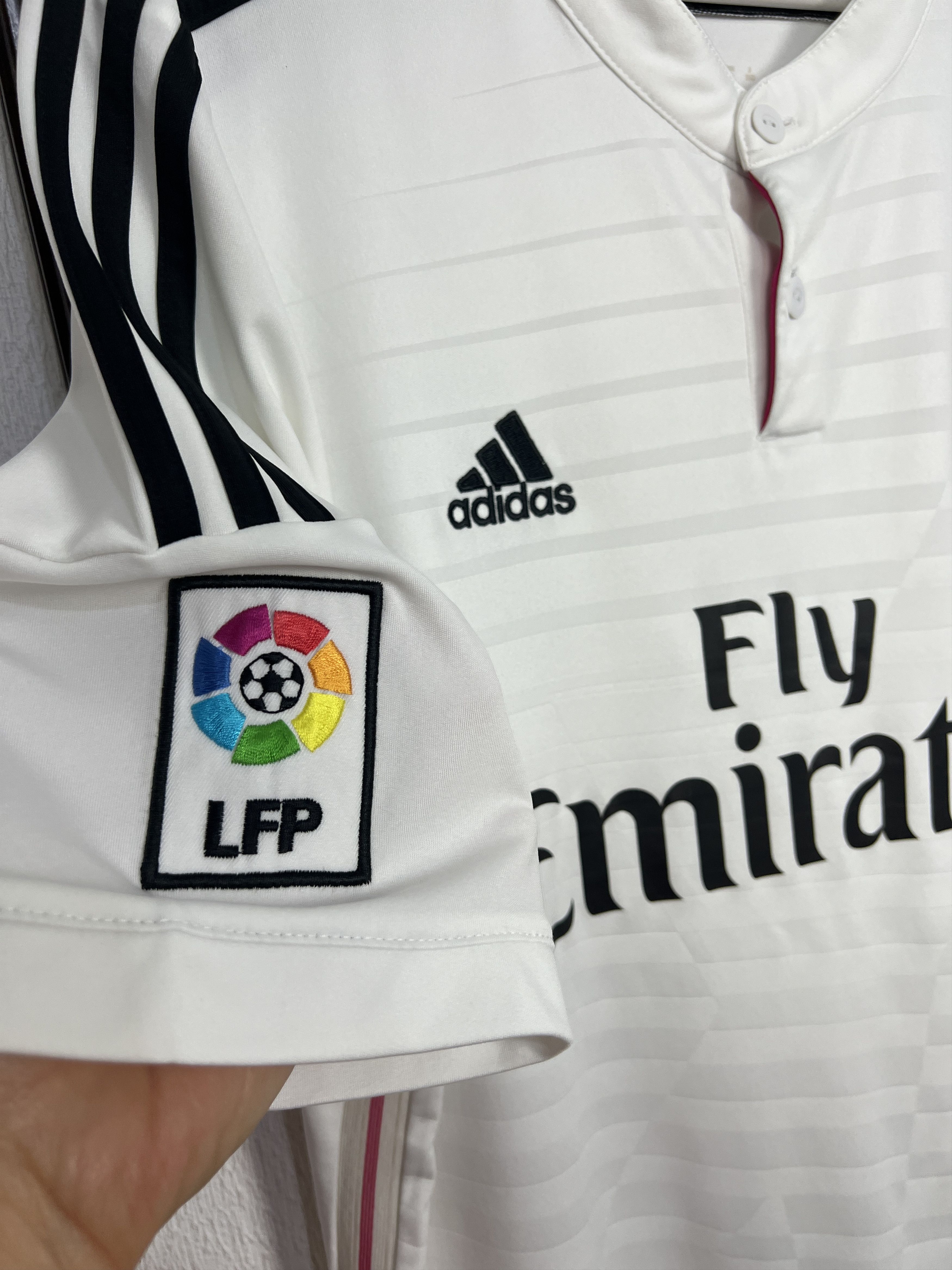 Adidas Real Madrid Home football shirt 2014 Soccer Jersey Trikot Size US L / EU 52-54 / 3 - 5 Thumbnail