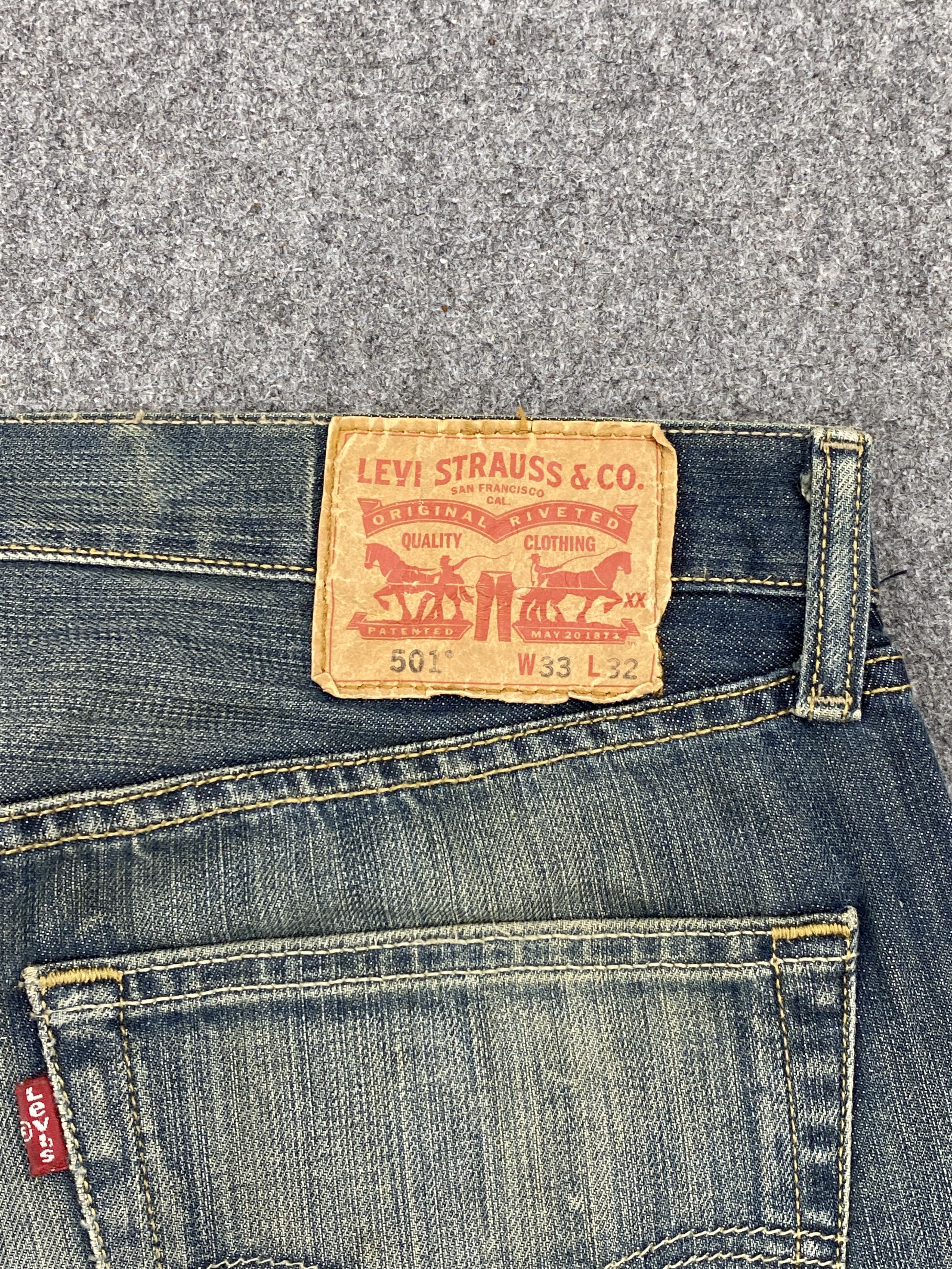 Levi's Rusty Vintage Levis 501 Blue Jeans DP2344 Size US 32 / EU 48 - 5 Thumbnail