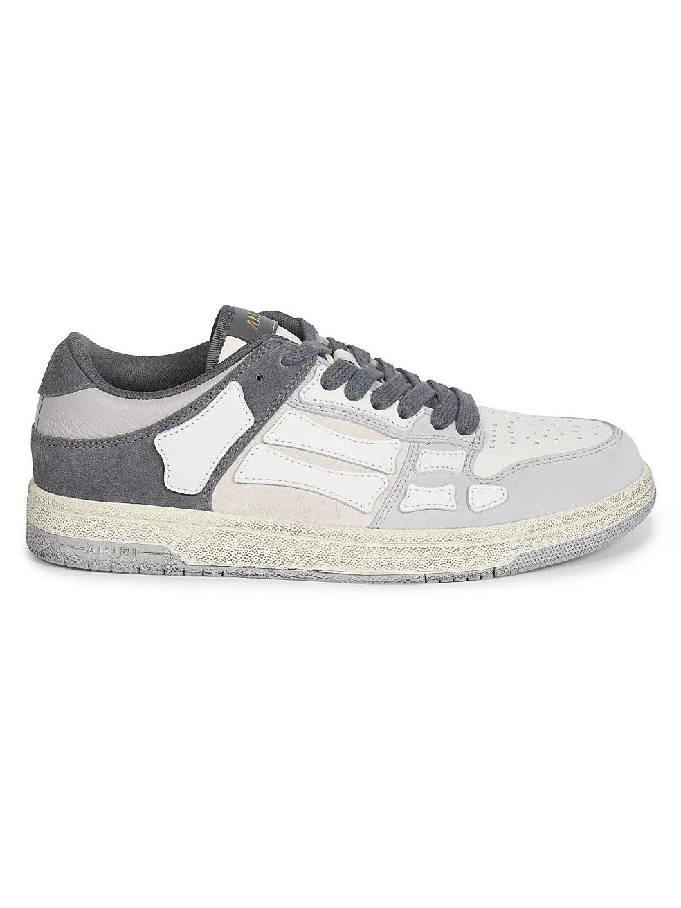 Amiri os11x1225 Distressed Skel Top Low Sneakers in Multicolor Size US 10 / EU 43 - 1 Thumbnail