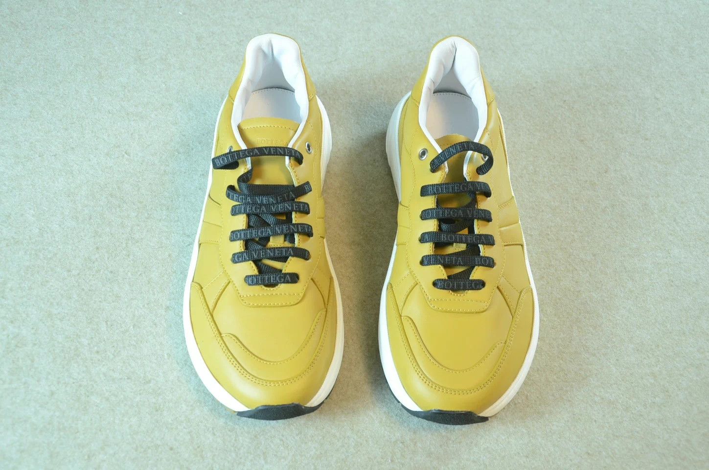 Bottega Veneta Bottega Veneta Yellow & Black Dad Sneakers 42 Size US 9 / EU 42 - 5 Thumbnail