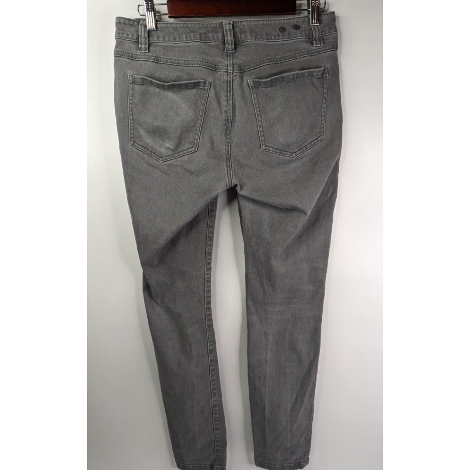 Vintage Cabi High Skinny Jeans Women's Size 6 Gray 3565 5-Pocket Denim Medium Stretch Vintage: No Size 28" / US 6 / IT 42 - 4 Thumbnail