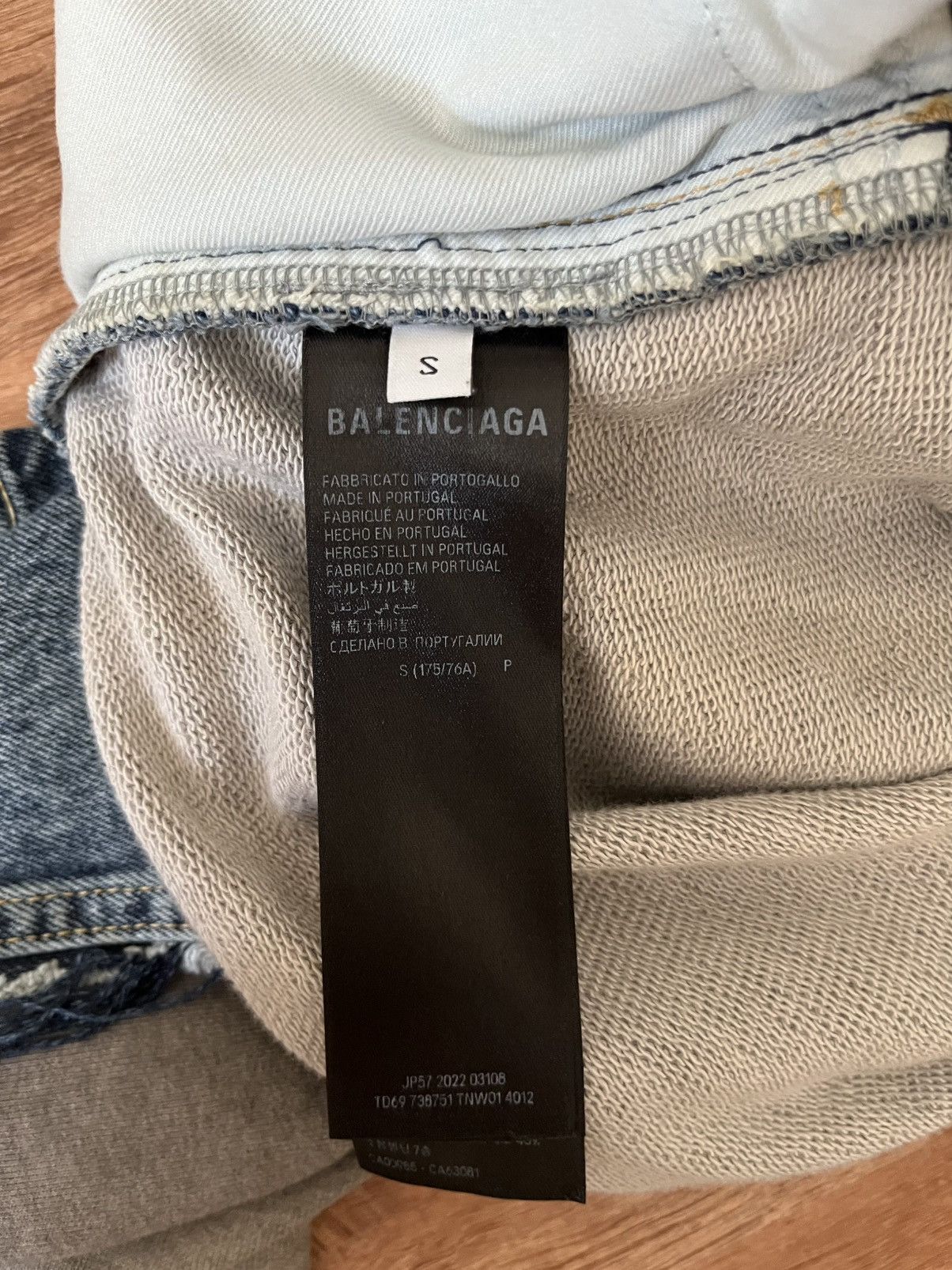 Balenciaga Balenciaga Baggy Hybrid Jeans Sweatpants Summer 23 Mud Show Size US 32 / EU 48 - 11 Thumbnail