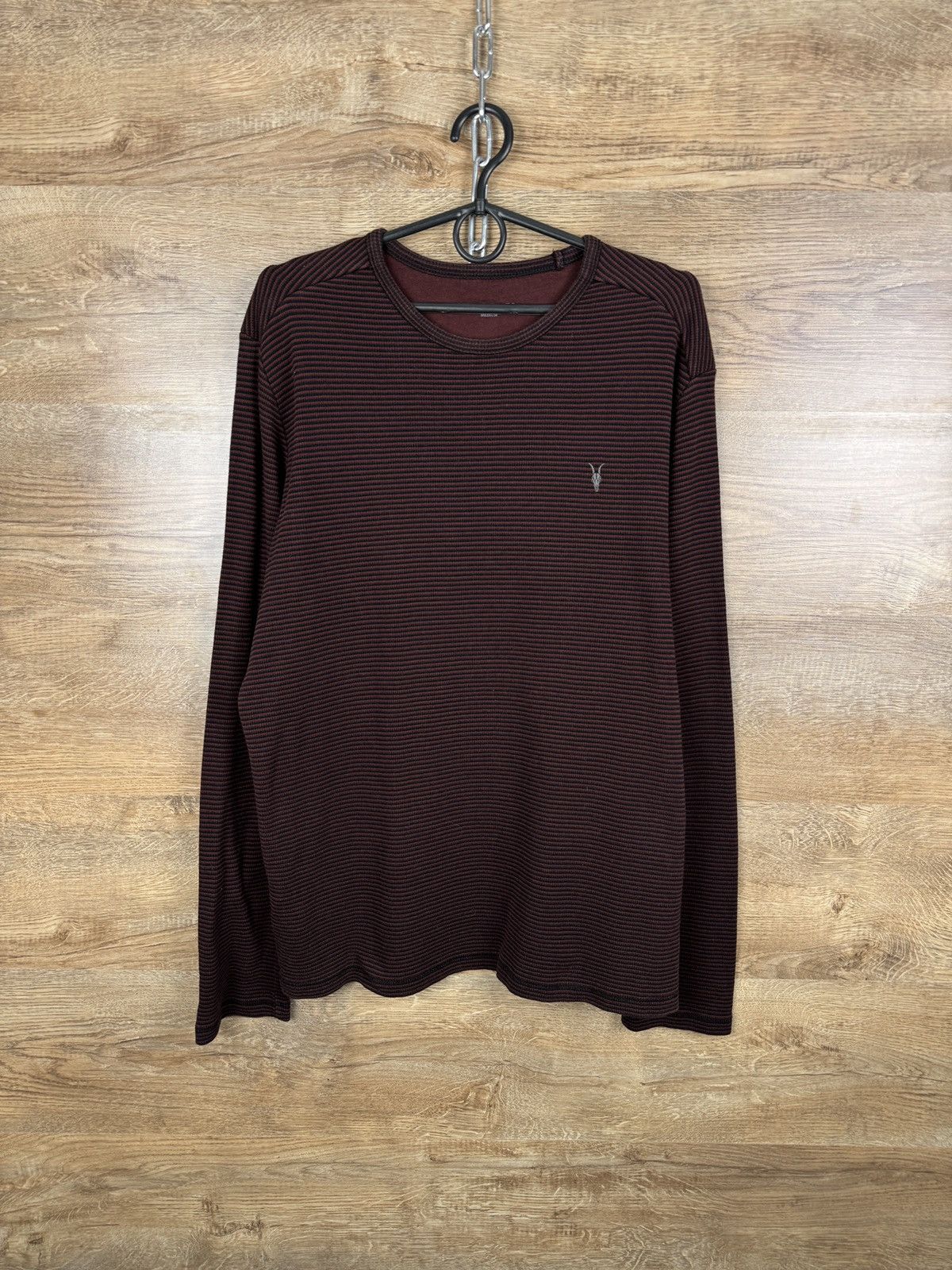 Allsaints Mens AllSaints RIFT LS CREW longsleeve T-shirt avant garde Size US M / EU 48-50 / 2 - 1 Thumbnail