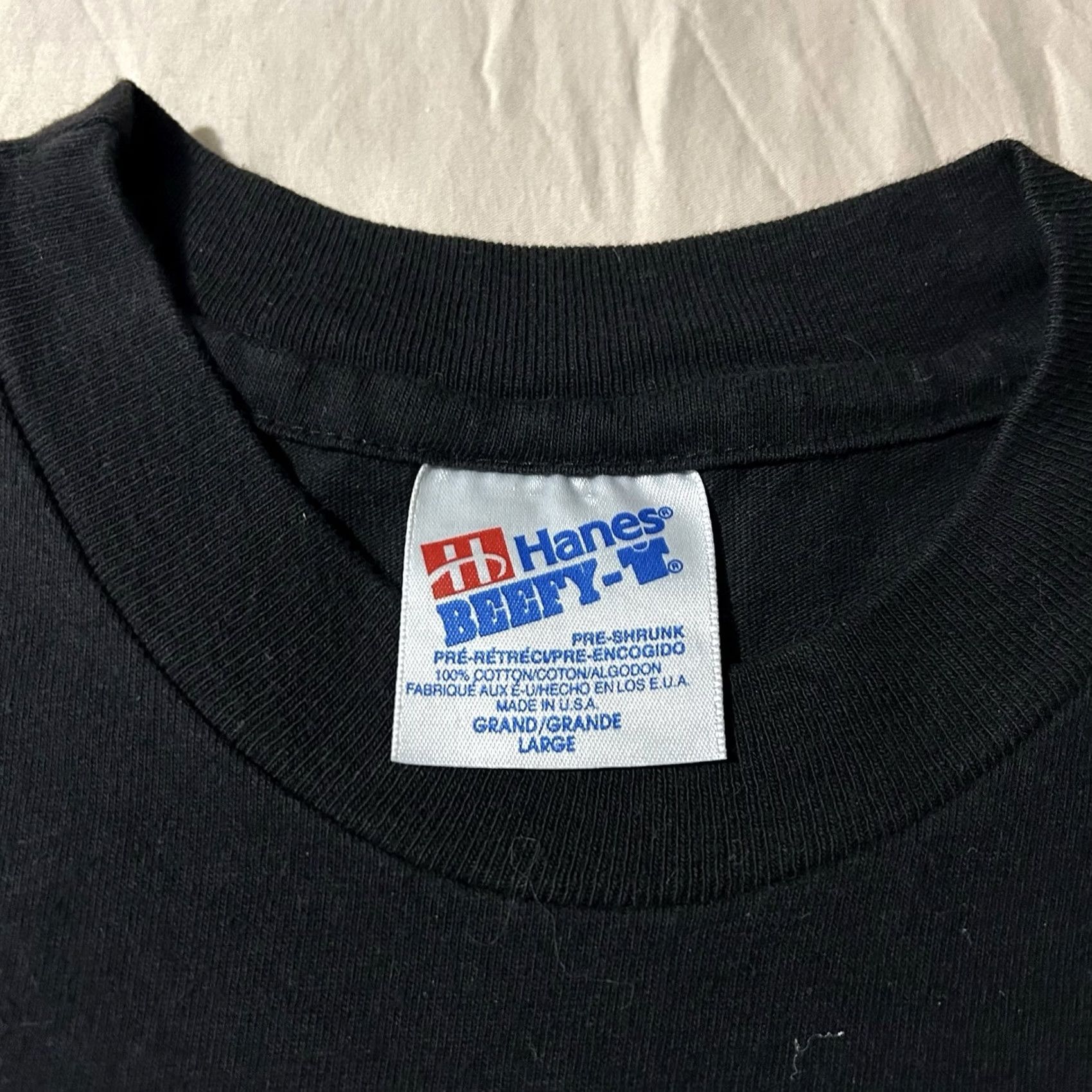 Hanes VINTAGE Hanes Brother Cane Band Shirt L Men Black 90s Shirt Mens Regular Size L Size US L / EU 52-54 / 3 - 4 Thumbnail