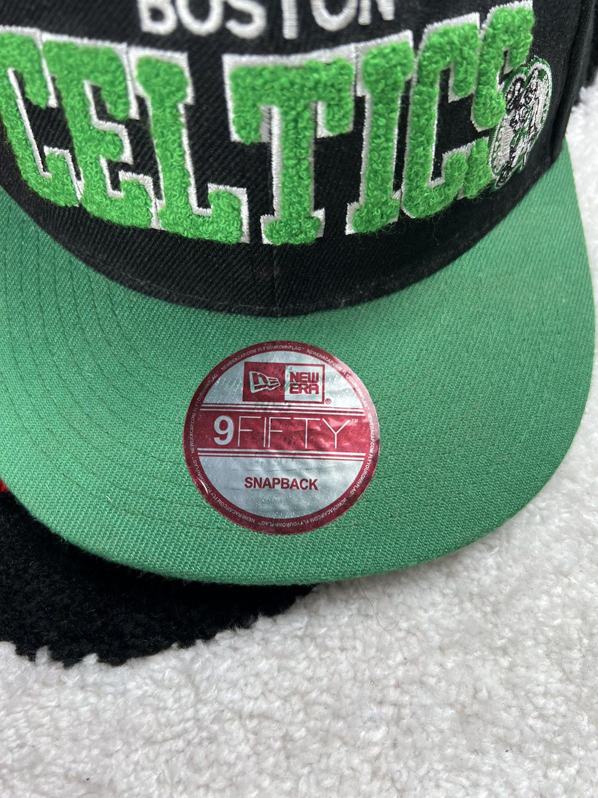 New Era Boston Celtic NBA Basketball Y2K Cap Hat Size ONE SIZE - 4 Thumbnail