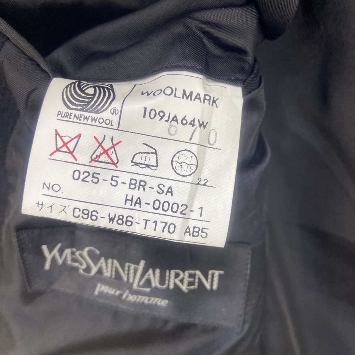 Yves Saint Laurent Yves Saint Laurent Pour Homme Wool Coat Blazer Size US S / EU 44-46 / 1 - 10 Thumbnail