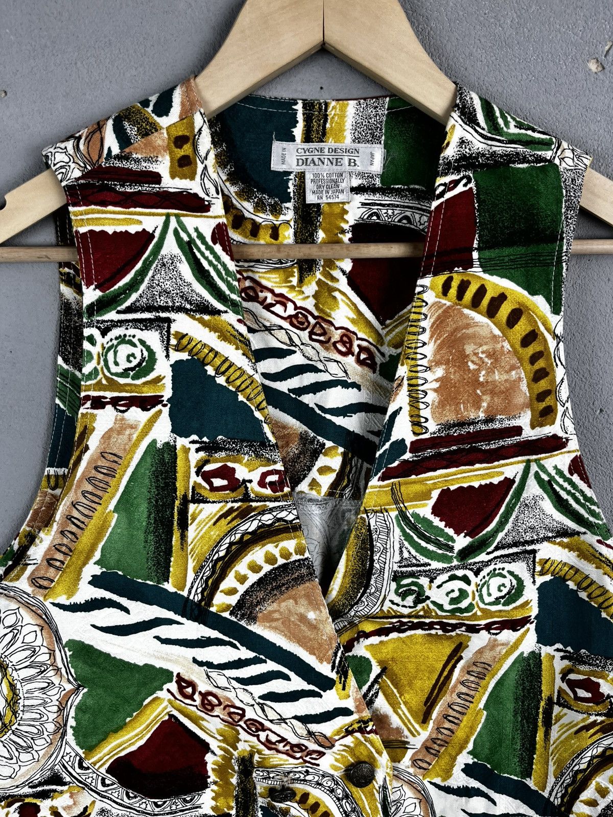 Moschino Cygne design dianne b vest made japan Size US L / EU 52-54 / 3 - 2 Thumbnail