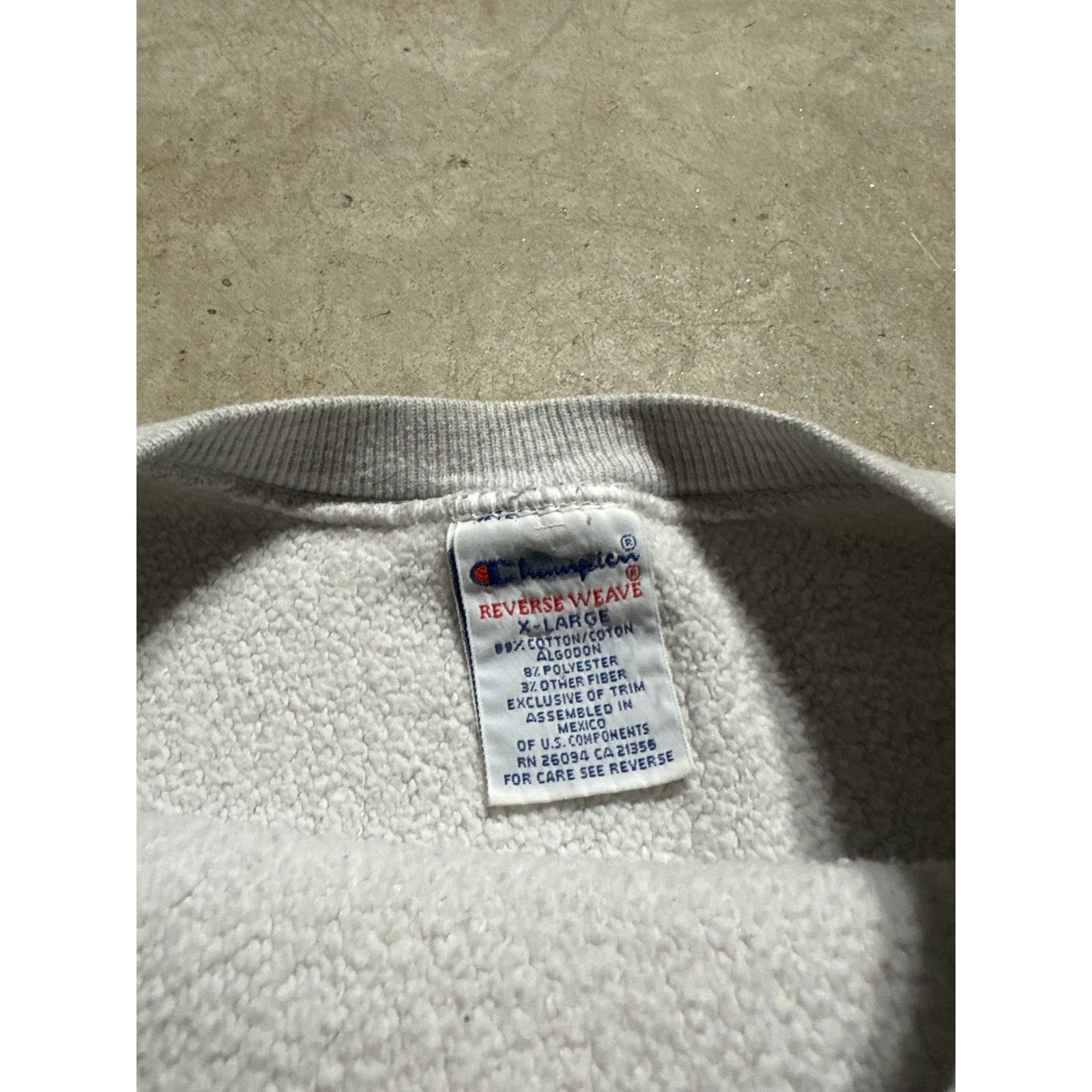 Champion × Vintage Vintage 1990's Heather Gray Champion Reverse Weave Large USA Size US L / EU 52-54 / 3 - 4 Thumbnail