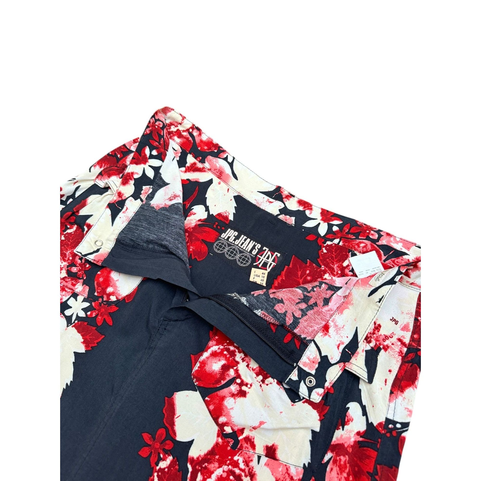 Jean Paul Gaultier Vintage Floral Maxi Skirt Size 30" / US 8 / IT 44 - 4 Thumbnail