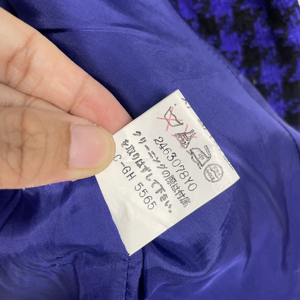 Other Roberto Capucci Plaid Purple Crop Jacket Size S / US 4 / IT 40 - 17 Thumbnail