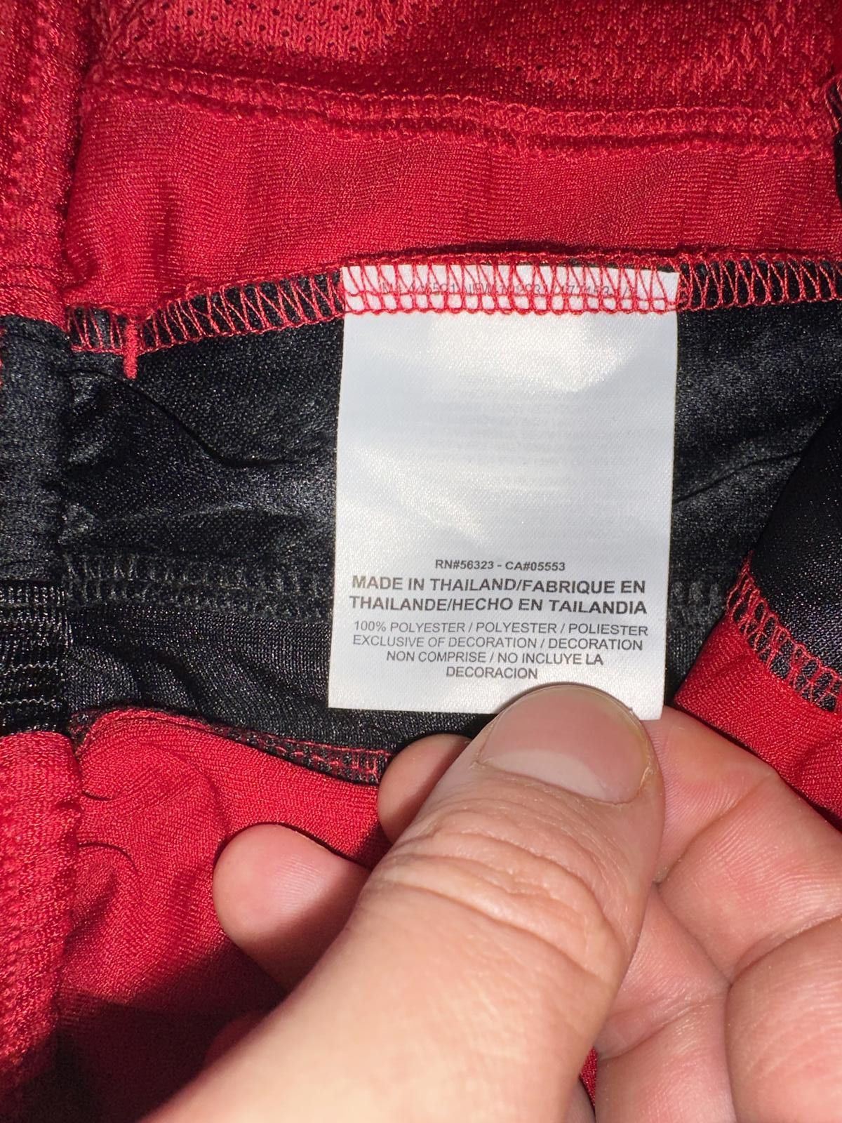 Nike Nike Boy’s Avalanche 2.0 Black/Red Basketball Shorts Size US 26 / EU 42 - 7 Thumbnail