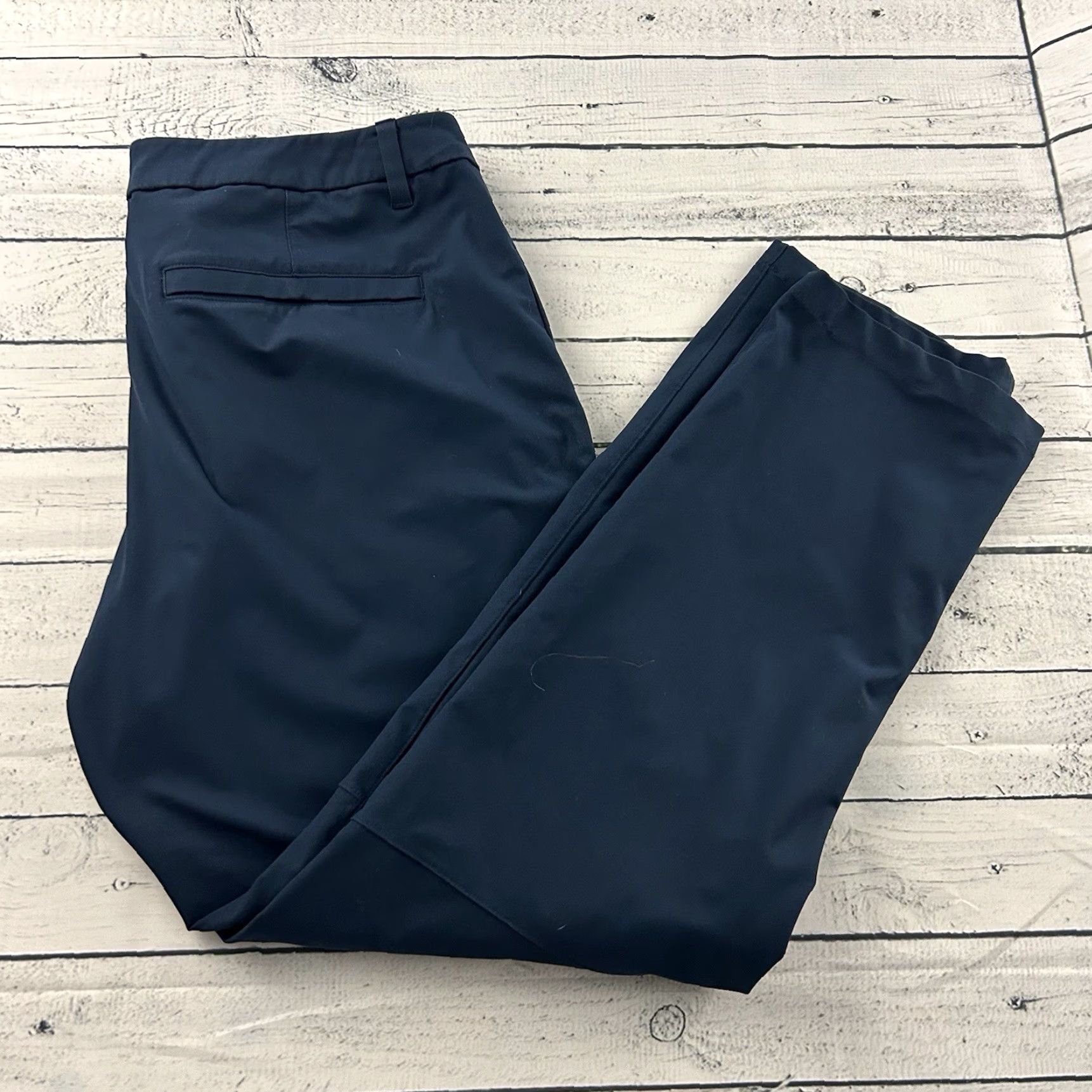 Lululemon Lululemon ABC Pants Men's 36 x 29 Navy Blue Weekend Casual Chino 5-Pocket Log 36in Inseam 29in Mens Size US 36 / EU 52 - 2 Thumbnail