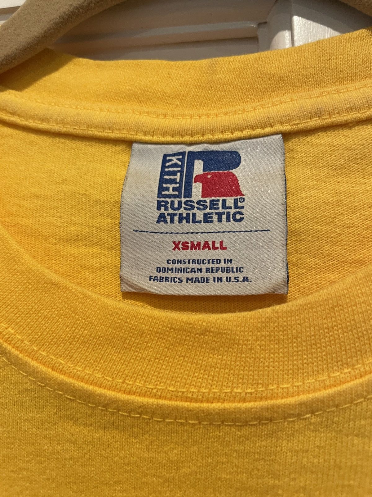 Kith × Russell Athletic SS19 Kith x Russell Athletic Logo Tee Yellow Size US XS / EU 42 / 0 - 4 Thumbnail