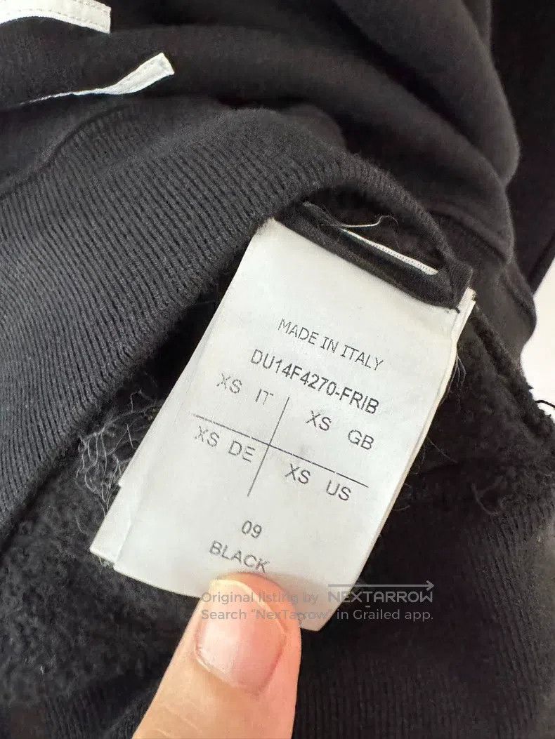Rick Owens Rick Owens Double Thread Long Sleeve Sweatshirt Size US XS / EU 42 / 0 - 6 Thumbnail