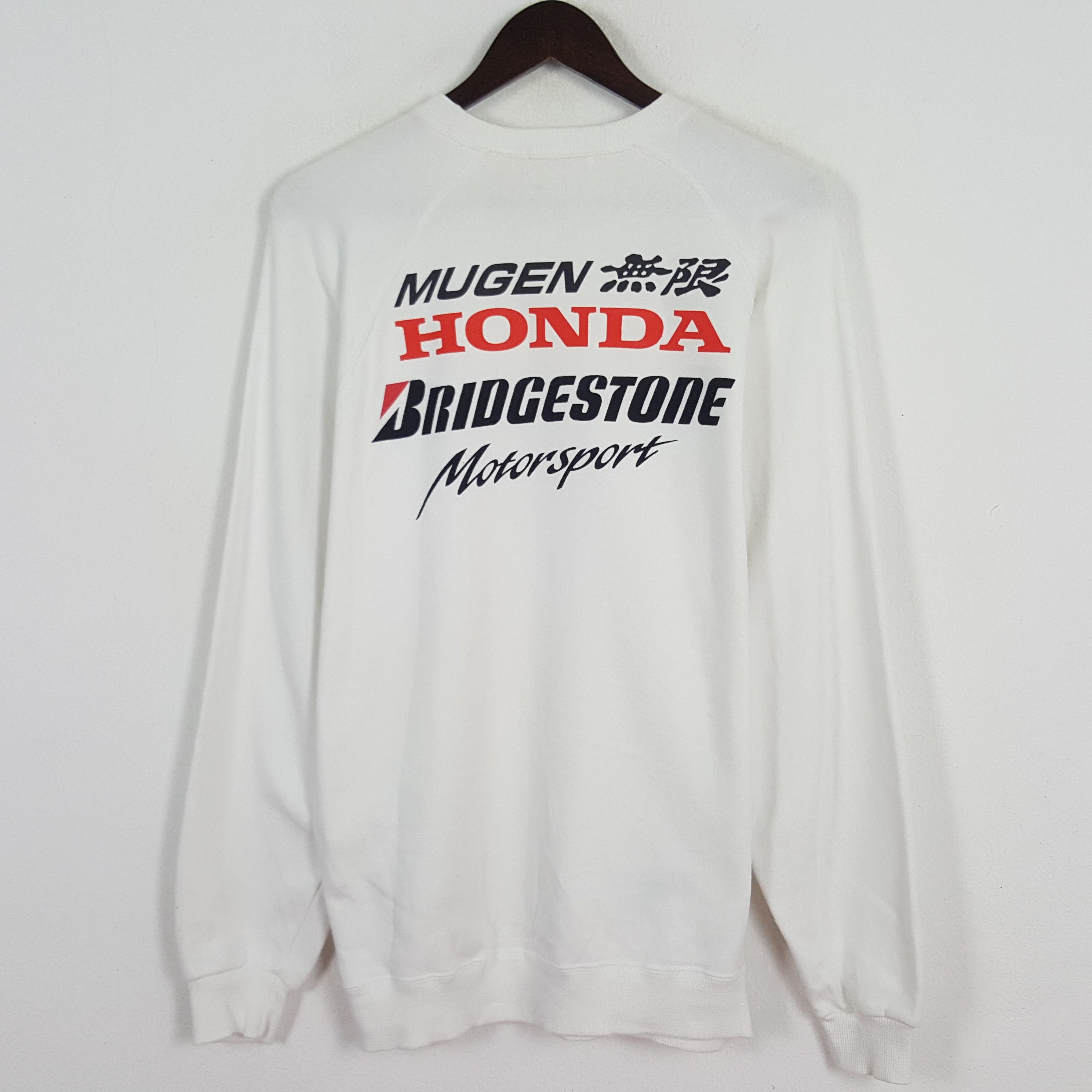 Honda × Vintage Vintage Bridgestone x Custom Art Mugen Honda Sweatshirt Size US S / EU 44-46 / 1 - 1 Thumbnail