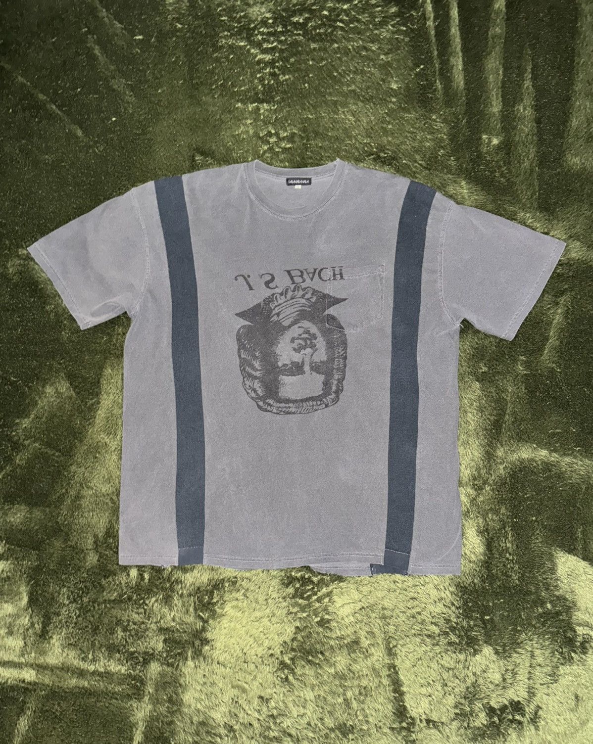 Japanese Brand [3] nada not nada 5-cut Reproduct Vintage Washed Tee Size US XXL / EU 58 / 5 - 1 Thumbnail