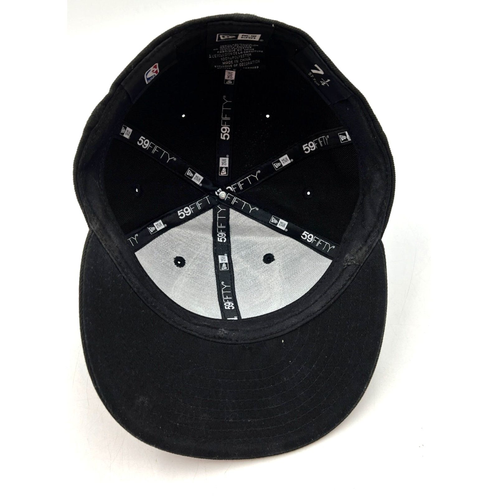 New Era NEW ERA 59FIFTY NBA CHICAGO BULLS BLACK FITTED CAP Size ONE SIZE - 3 Thumbnail