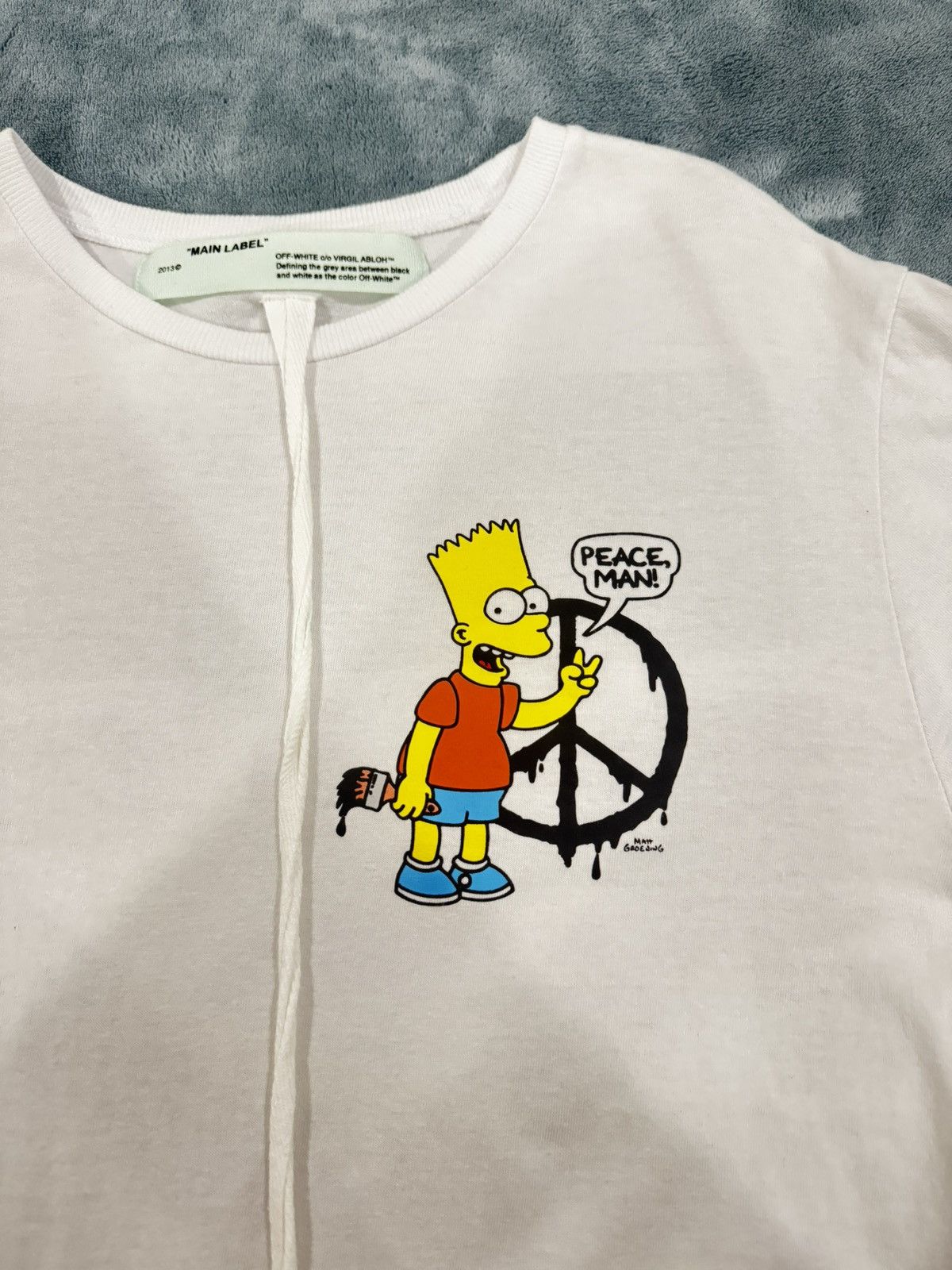 Off-White × The Simpsons Off white X Simpsons, Bart Simpson Tee Shirt Size US M / EU 48-50 / 2 - 2 Thumbnail