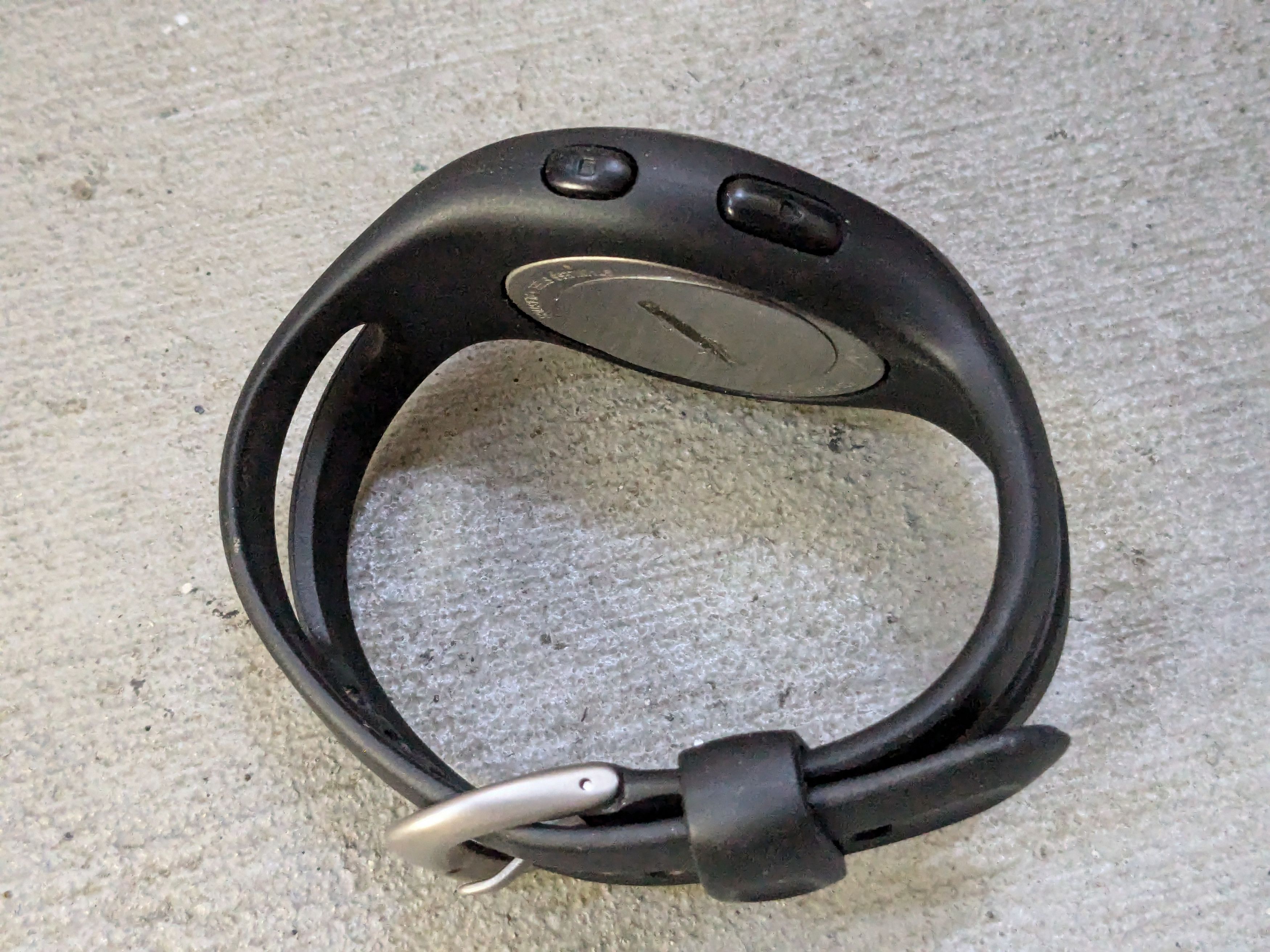 Nike Vintage Nike Watch Black Digital Rubber Minimalist Y2K Size ONE SIZE - 6 Thumbnail