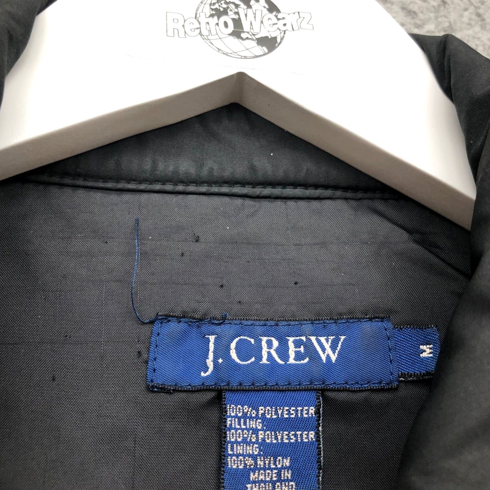 J.Crew J.Crew Quilted Puffer Jacket Women's M Long Sleeve Full Zip Pocket Black Size M / US 6-8 / IT 42-44 - 3 Thumbnail