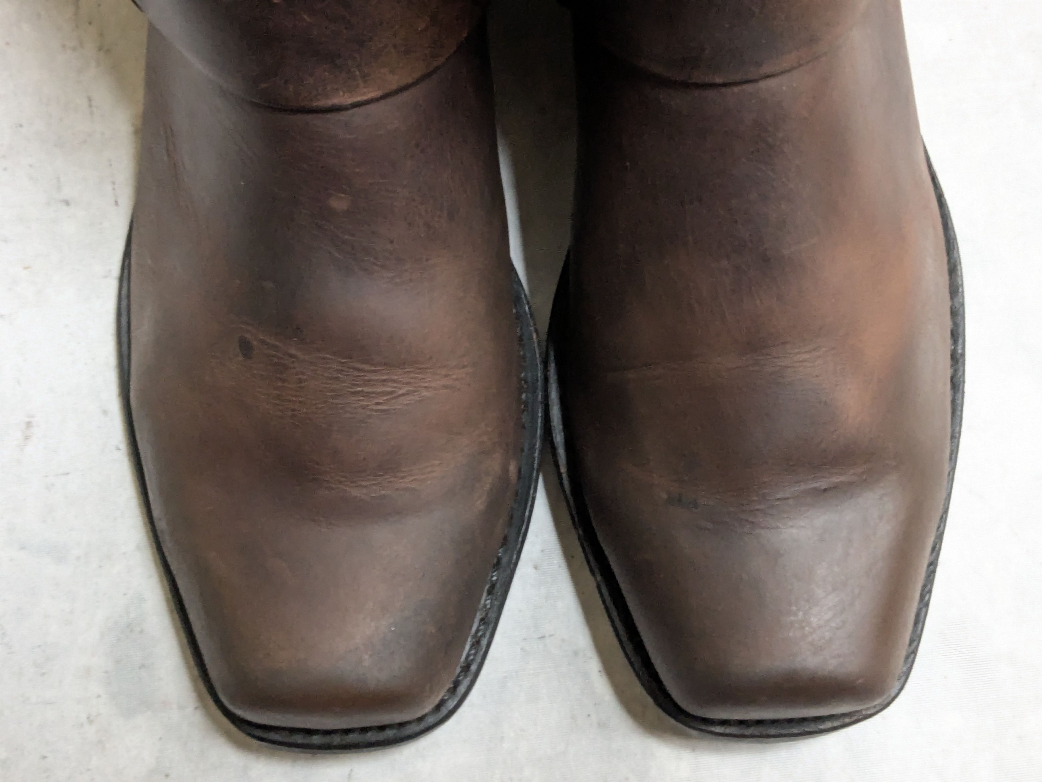 Frye Frye Harness Boots Brown 10 M Leather Buckle USA Size US 10 / EU 43 - 2 Thumbnail
