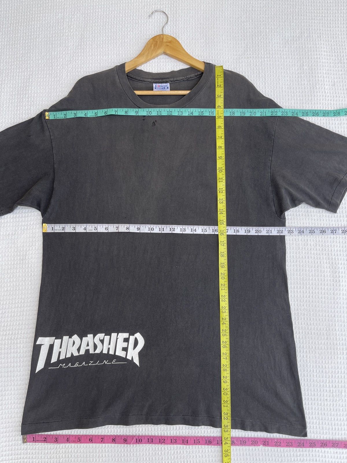 Thrasher THRASHED🔥Faded🔥Vtg90s THRASHER Magazine “Just Havin Fun” Size US XL / EU 56 / 4 - 15 Thumbnail