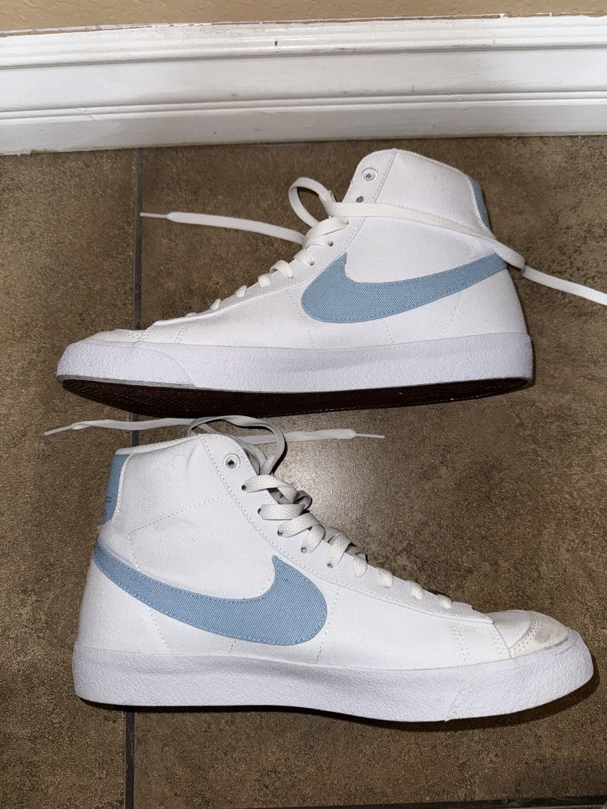 Nike Nike Blazer Mid 77 White Indigo Size US 10 / EU 43 - 2 Thumbnail