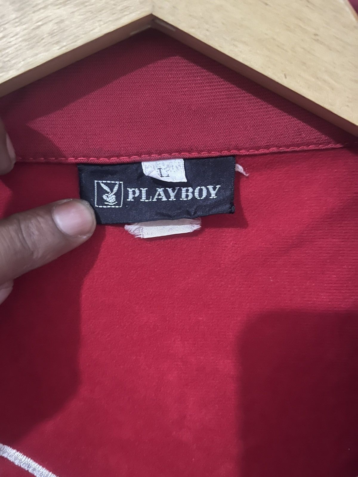 Playboy Vintage 90s Playboy Red Jacket Size US L / EU 52-54 / 3 - 4 Thumbnail