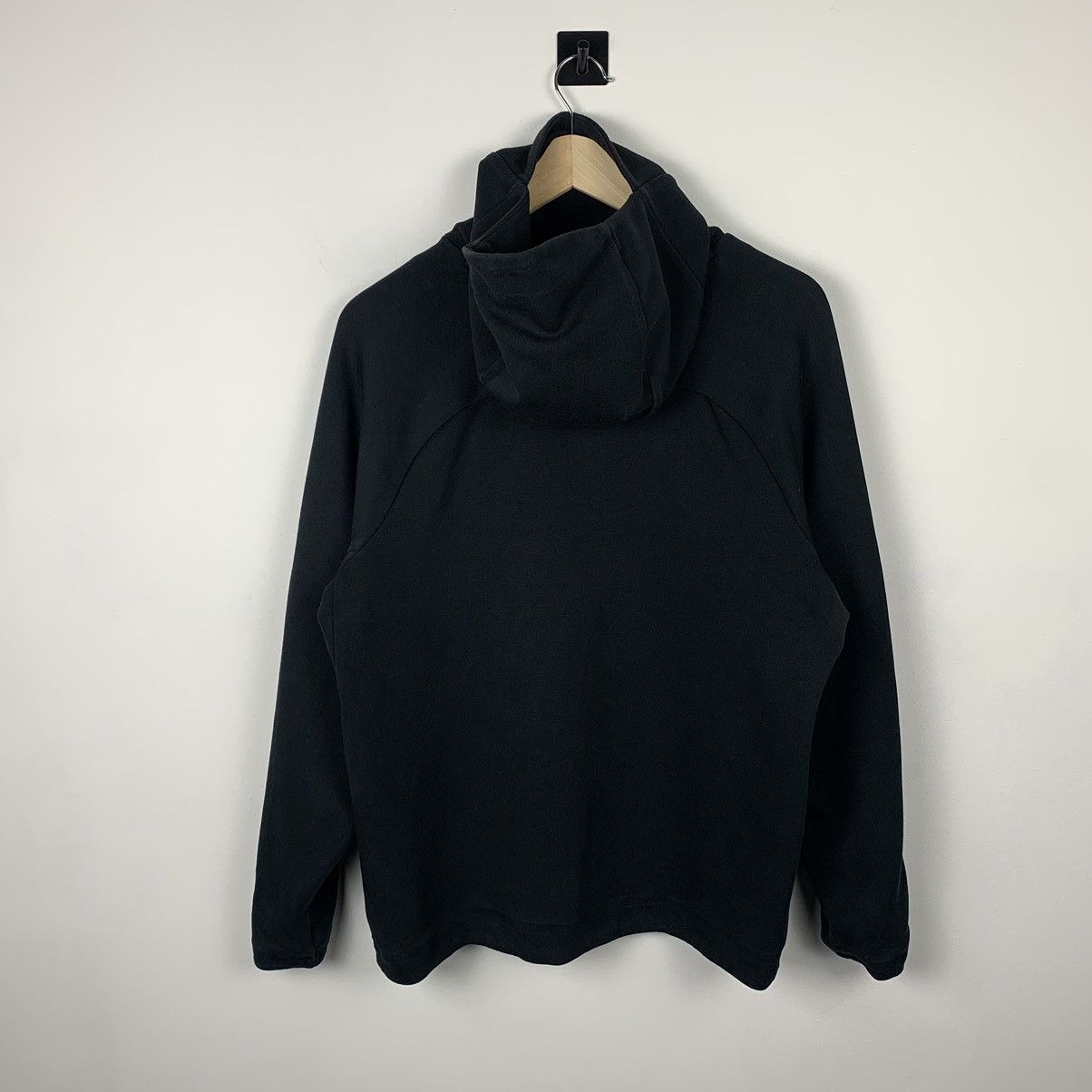 Nike Nike Tech Fleece Ninja Black Hoodie Swoosh Logo Size M Size US M / EU 48-50 / 2 - 6 Thumbnail