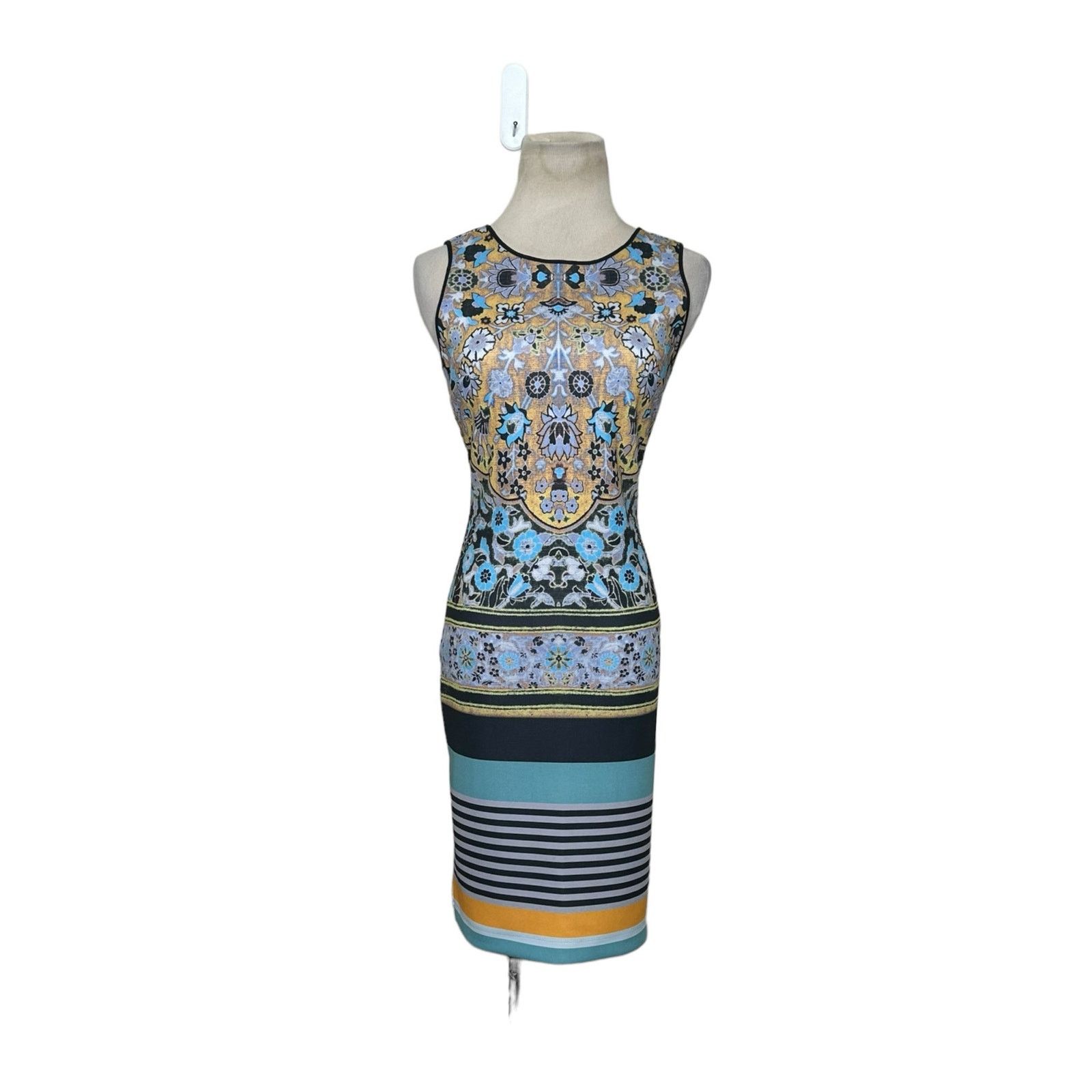 Anthropologie Clover Canyon colorful fitted mini dress size small Size S / US 4 / IT 40 - 17 Thumbnail