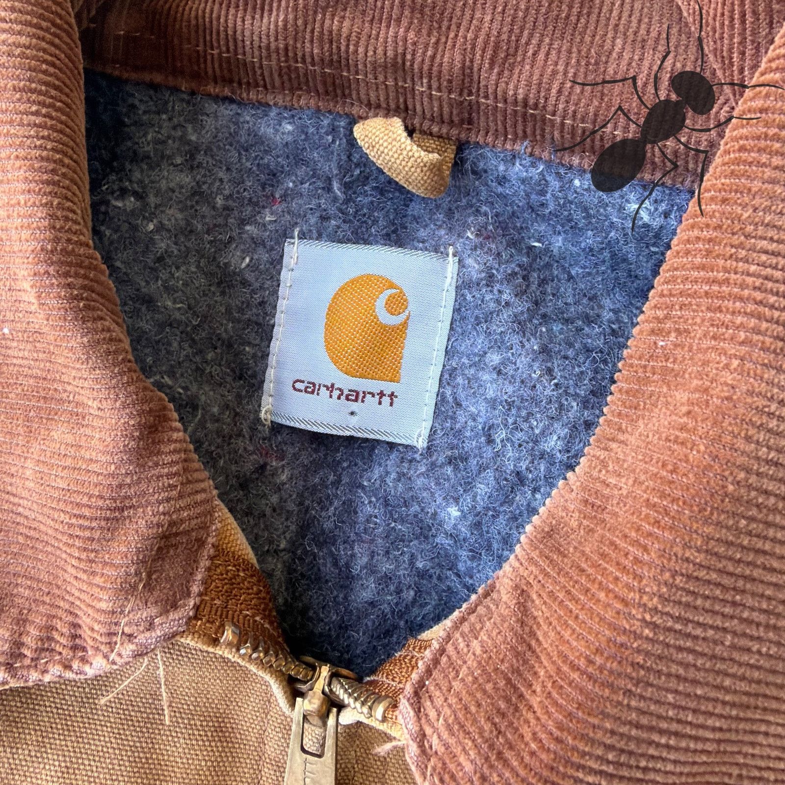 Carhartt × Vintage Carhartt brown Detroit work wear jacket Size US L / EU 52-54 / 3 - 5 Thumbnail