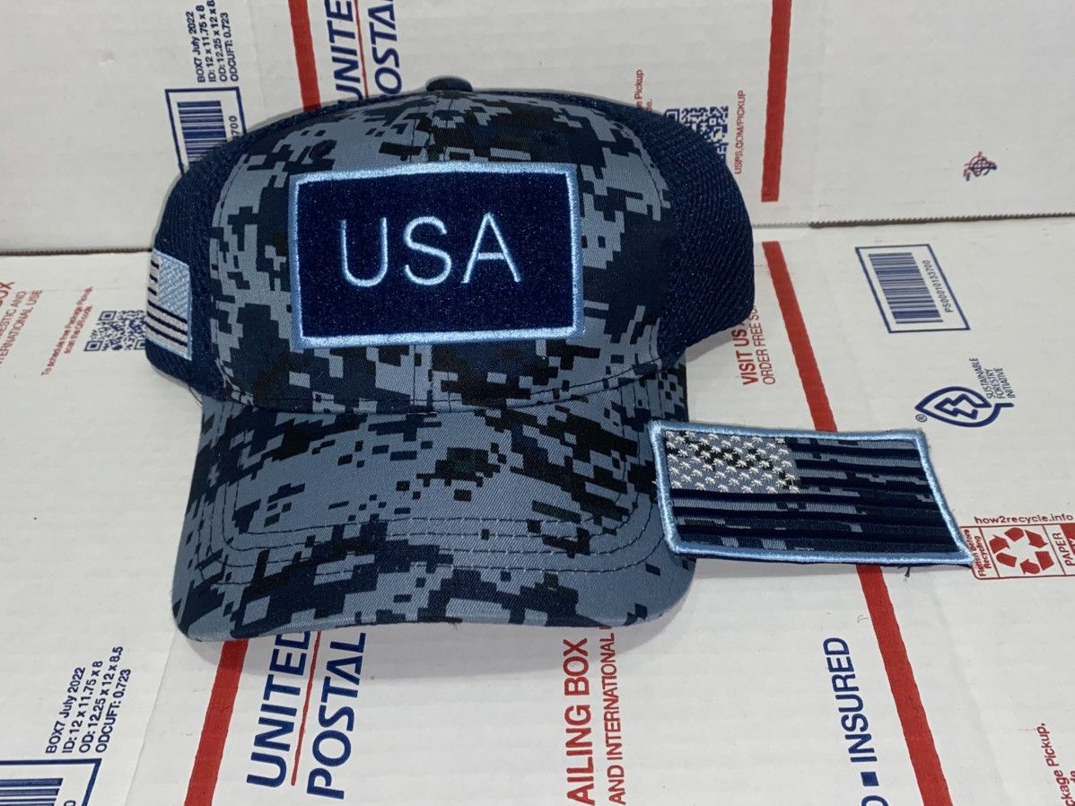 Other Cool camo Velcro mesh baseball cap hat camouflage usa US uni Size ONE SIZE - 3 Thumbnail