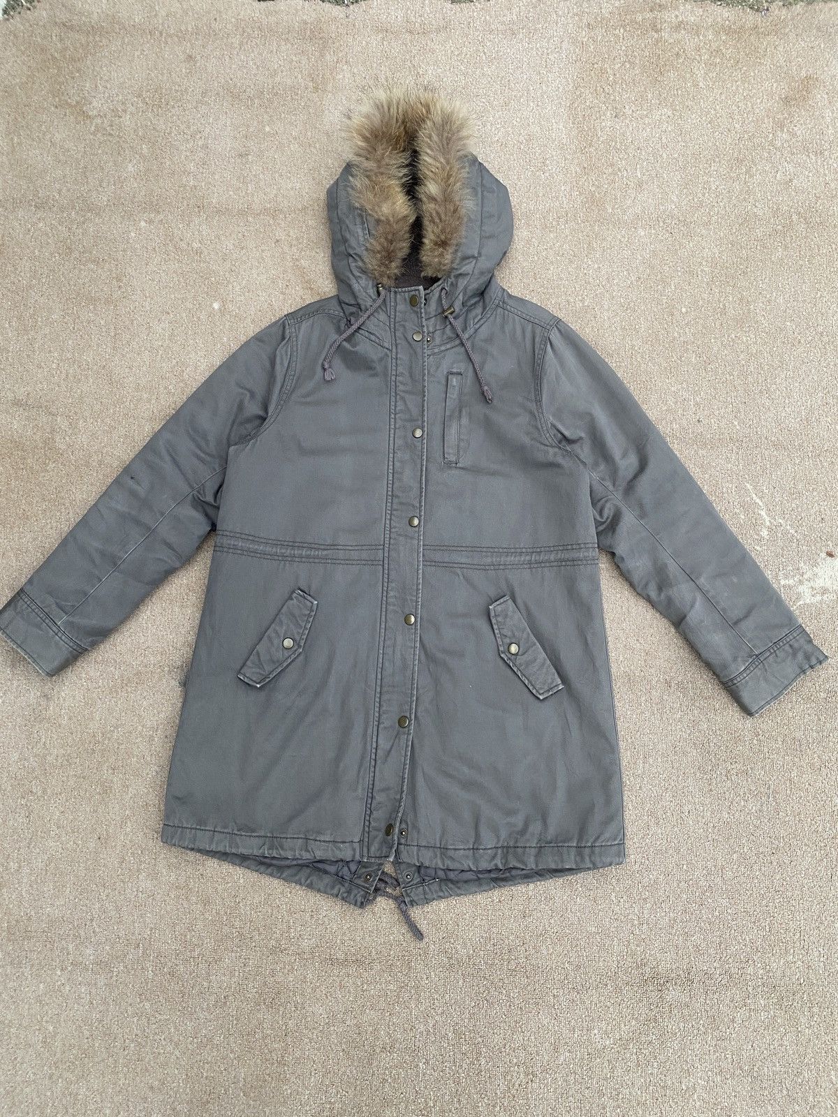 If Six Was Nine × Vintage Vintage colza fur hoodie jacket Size US L / EU 52-54 / 3 - 8 Thumbnail