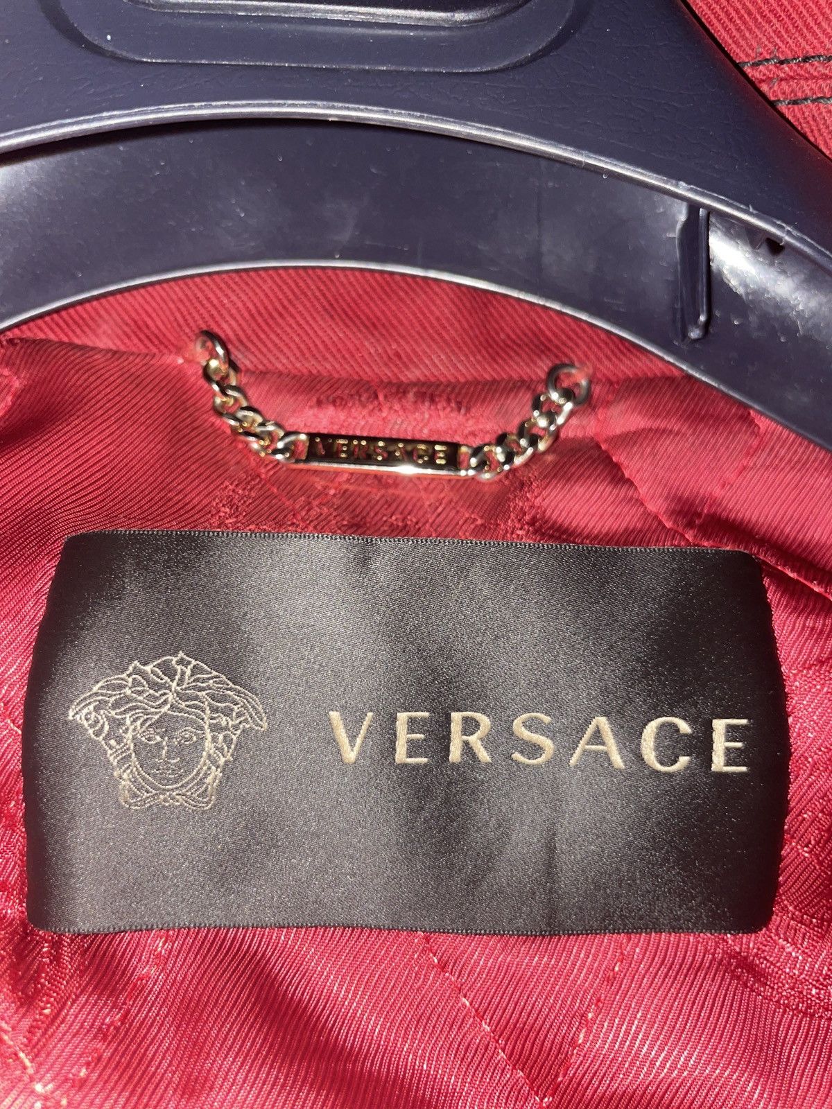 Versace Vintage Versace Denim Daunen Biker Jeans jacke A/W 14 maya Size US M / EU 48-50 / 2 - 8 Thumbnail