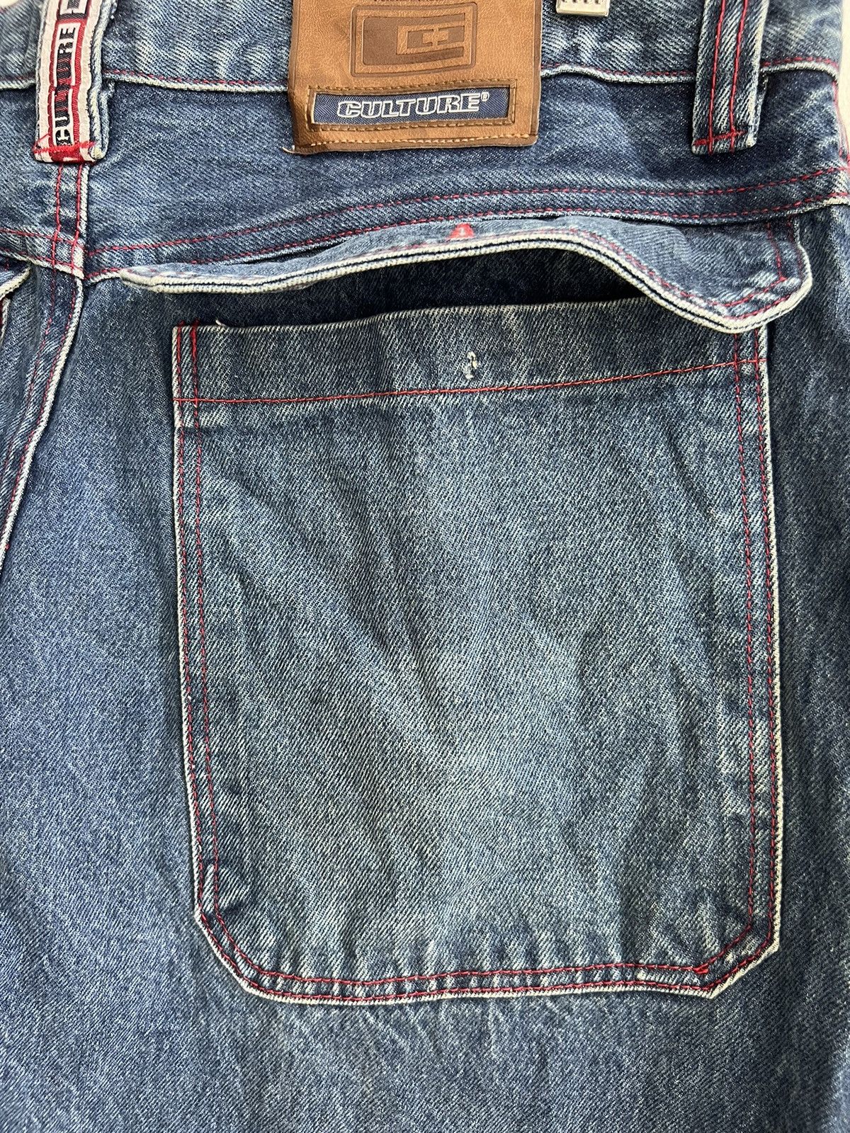 Fubu × JNCO Y2K JNCO Style Culture Big Pockets Baggy HipHop Jeans Denim Size US 38 / EU 54 - 14 Thumbnail
