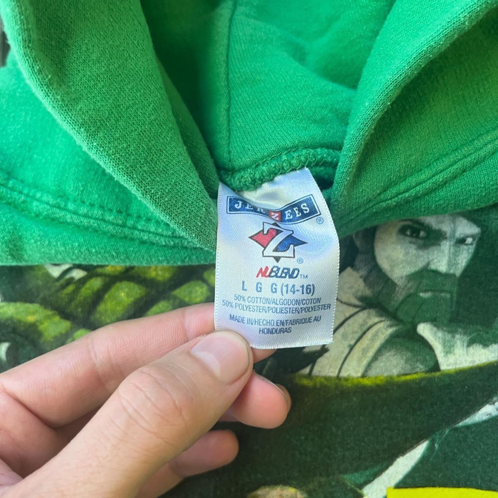 Star Wars Vintage Star Wars The Clone Wars Green Youth Large Hoodie Size US L / EU 52-54 / 3 - 5 Thumbnail