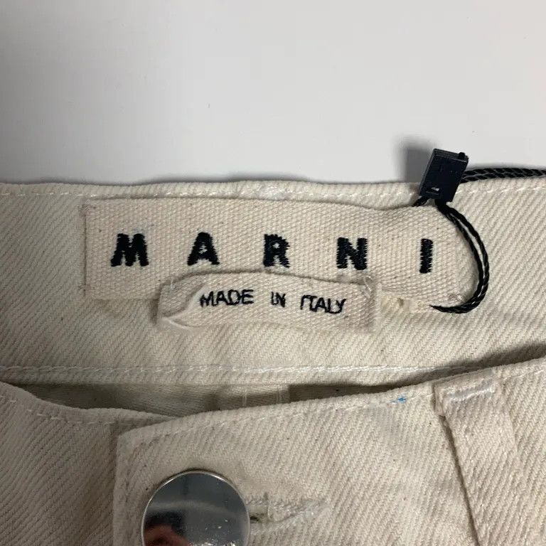 Marni S/S22 Marniphernalia Hand Painted Denim Jeans 705 of 800 Size US 32 / EU 48 - 4 Thumbnail