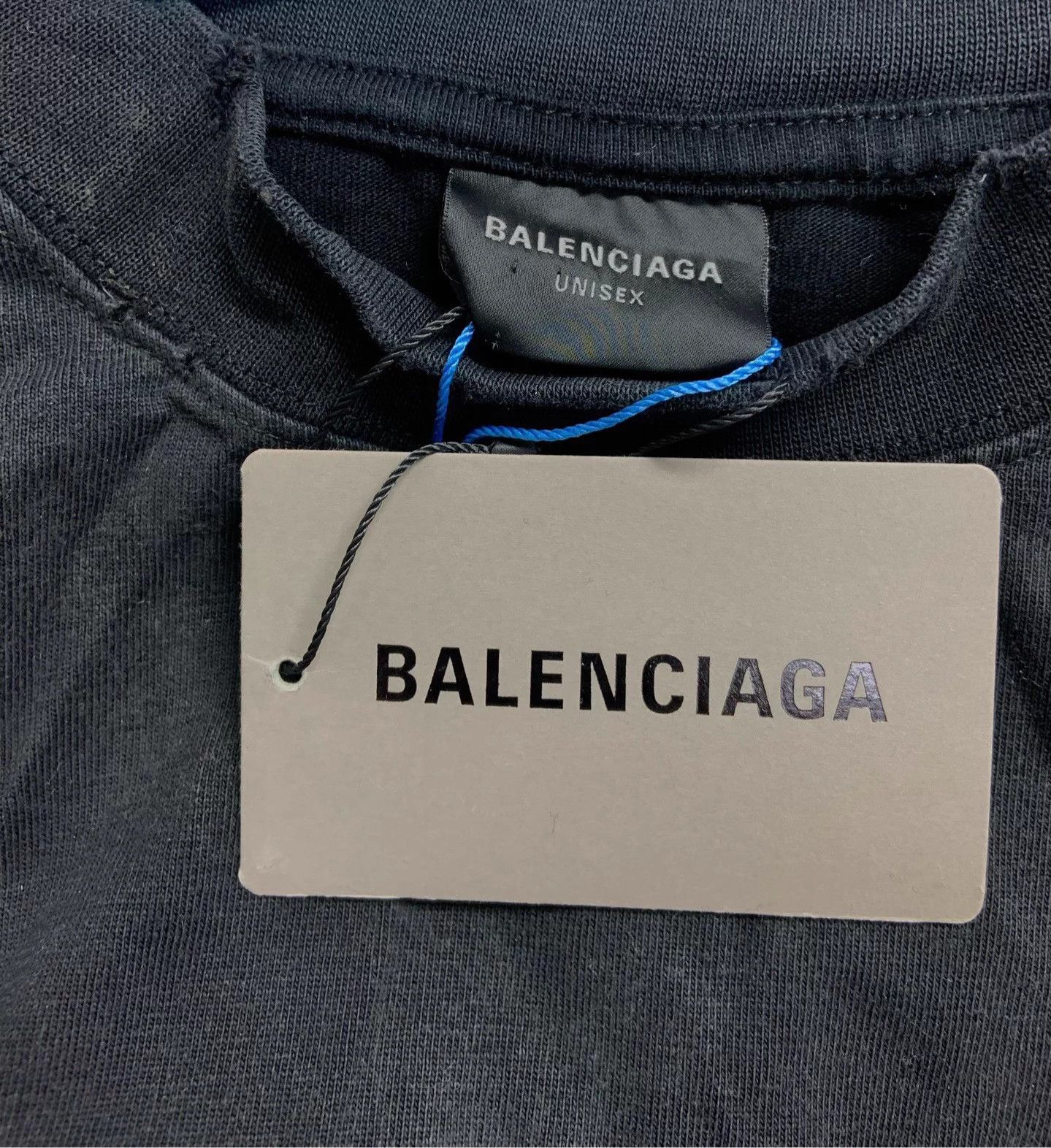 Balenciaga Balenciaga oversized logo crewneck short tee black 3 Size L / US 10 / IT 46 - 4 Thumbnail