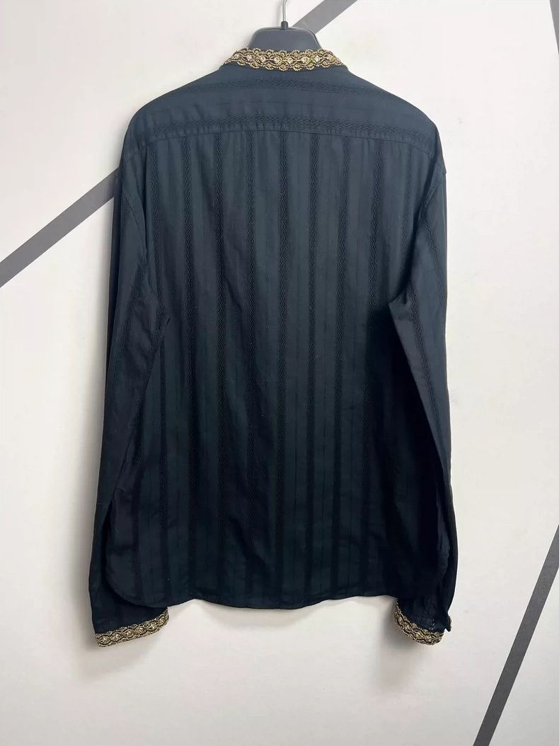 Saint Laurent Paris Saint Laurent Paris19 Spring/Summer Show Style Black Gold Size US XXS / EU 40 - 2 Thumbnail