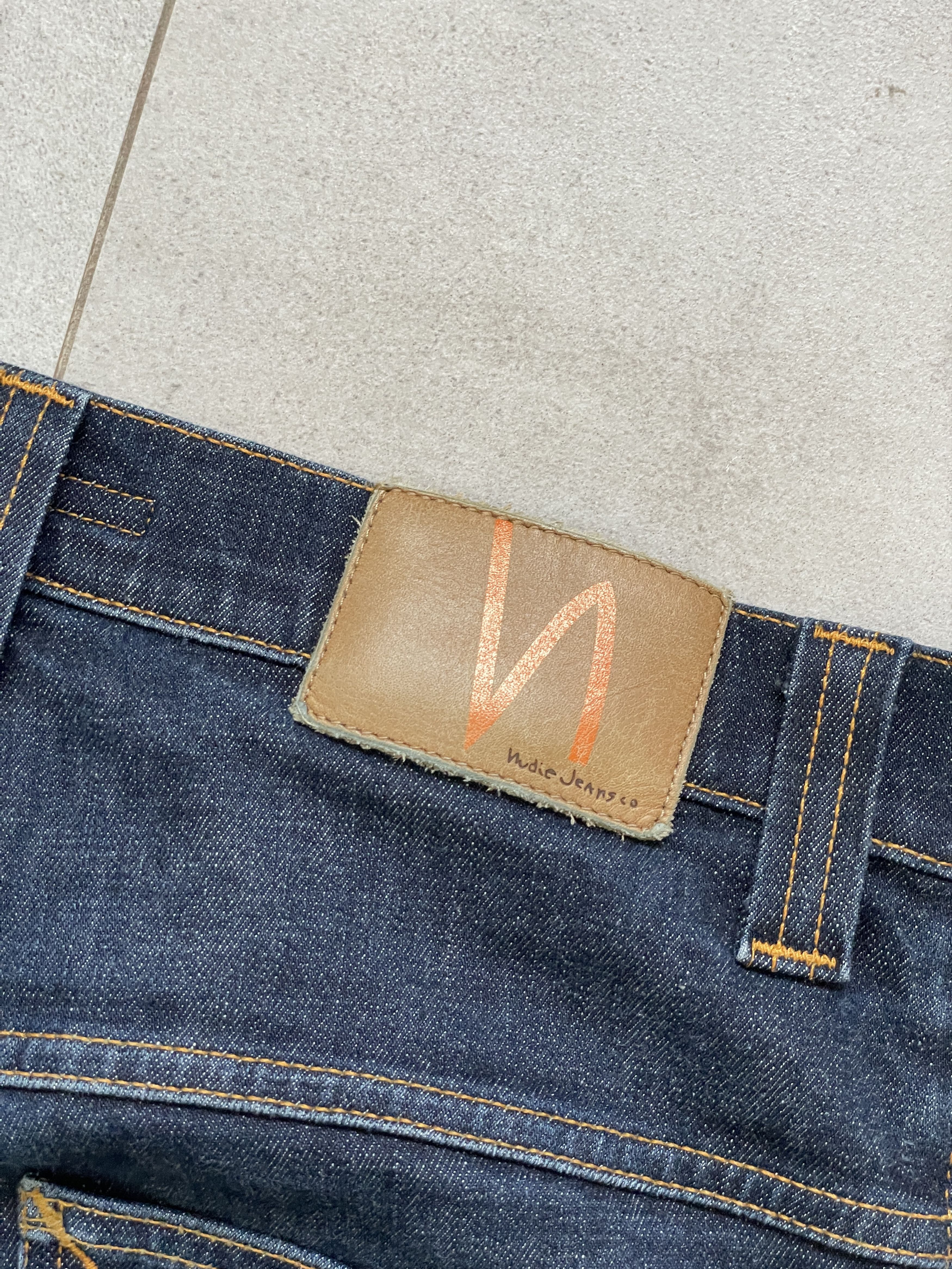 Japanese Brand × Jean × Nudie Jeans NAVY DENIM NUDIE JEANS THIN FINN SLKINNY DENIM Size US 31 - 3 Thumbnail