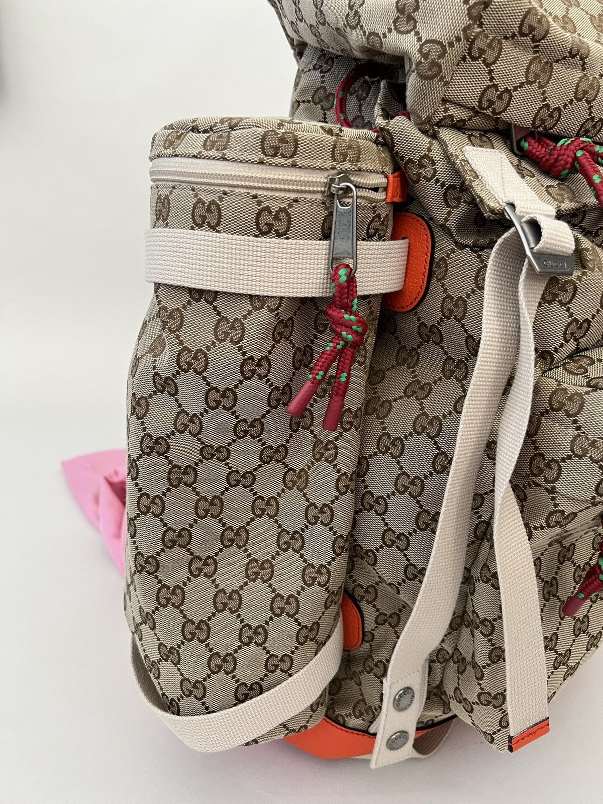 Gucci × The North Face 🔥SUPER RARE🔥GG Canvas Large Backpack Size ONE SIZE - 7 Thumbnail