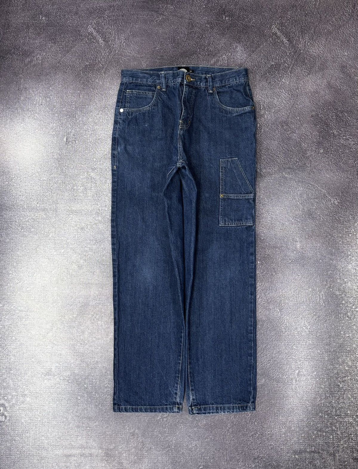 Southpole Vintage Southpole Y2K Big Embroidered Logo Blue Baggy Jeans Size US 34 / EU 50 - 2 Thumbnail