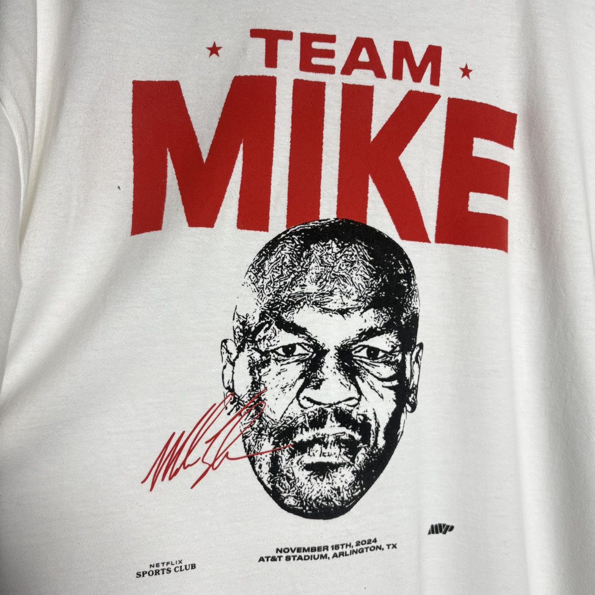 Vintage Mike Tyson Vs Jake Paul Boxing Netflix Promo Graphic T-Shirt Size US XL / EU 56 / 4 - 3 Thumbnail