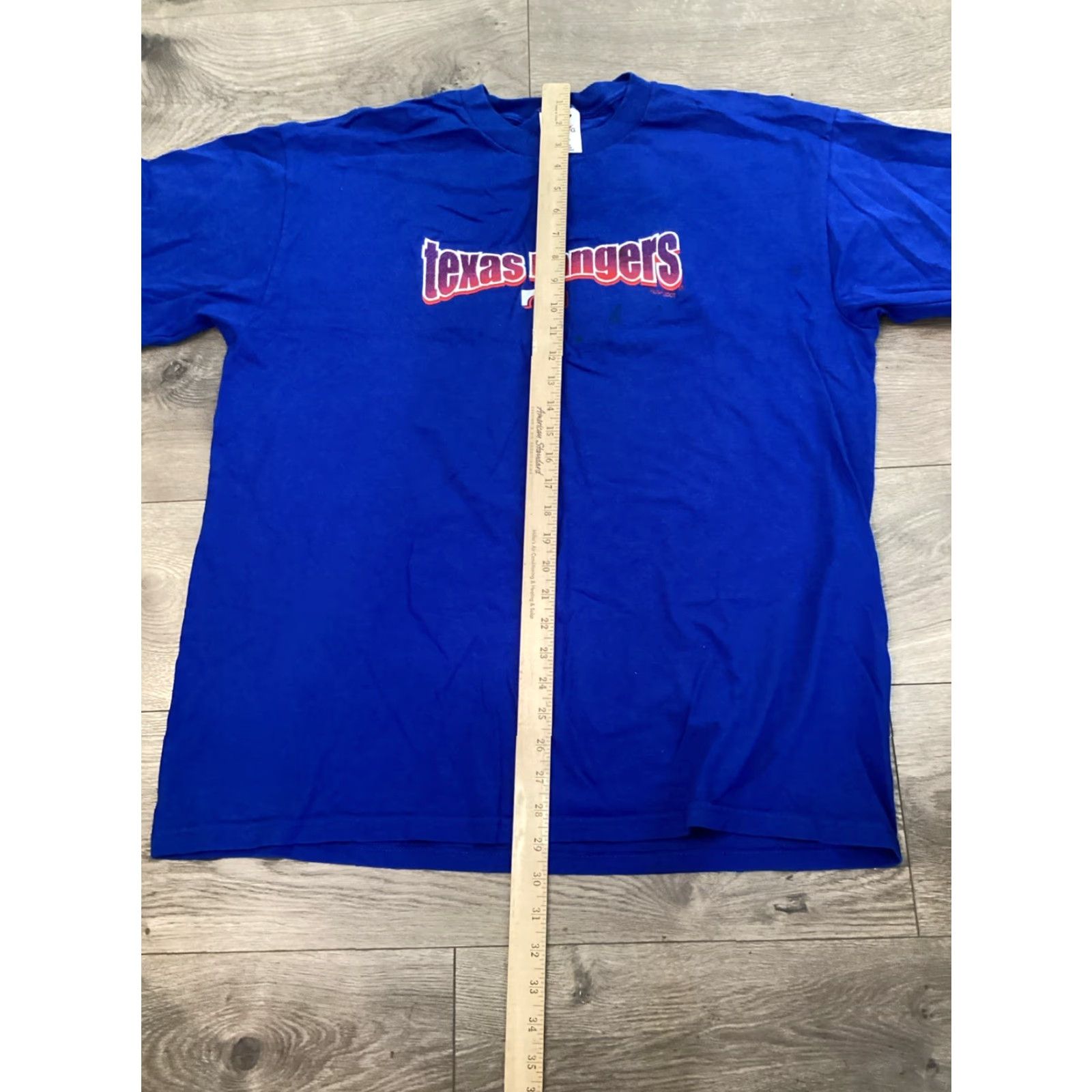 Logo Athletic VINTAGE Logo Athletic Texas Rangers Shirt XL Adult Short Sleeve Blue 90s 2001 Logo Tee T-Shirt Regular Fit Men Size US XL / EU 56 / 4 - 5 Thumbnail